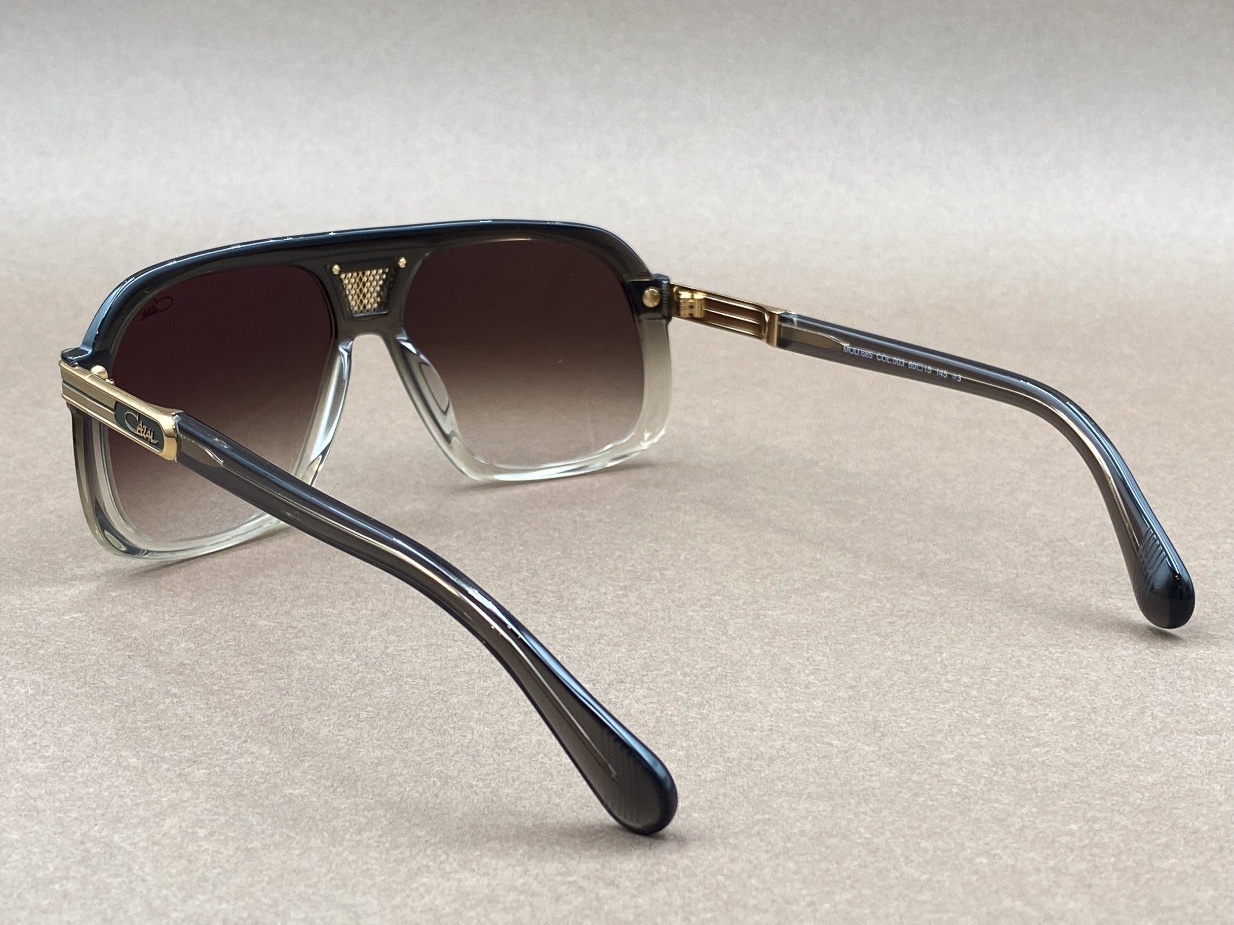 Cazal 685 sunglasses - grey and gold