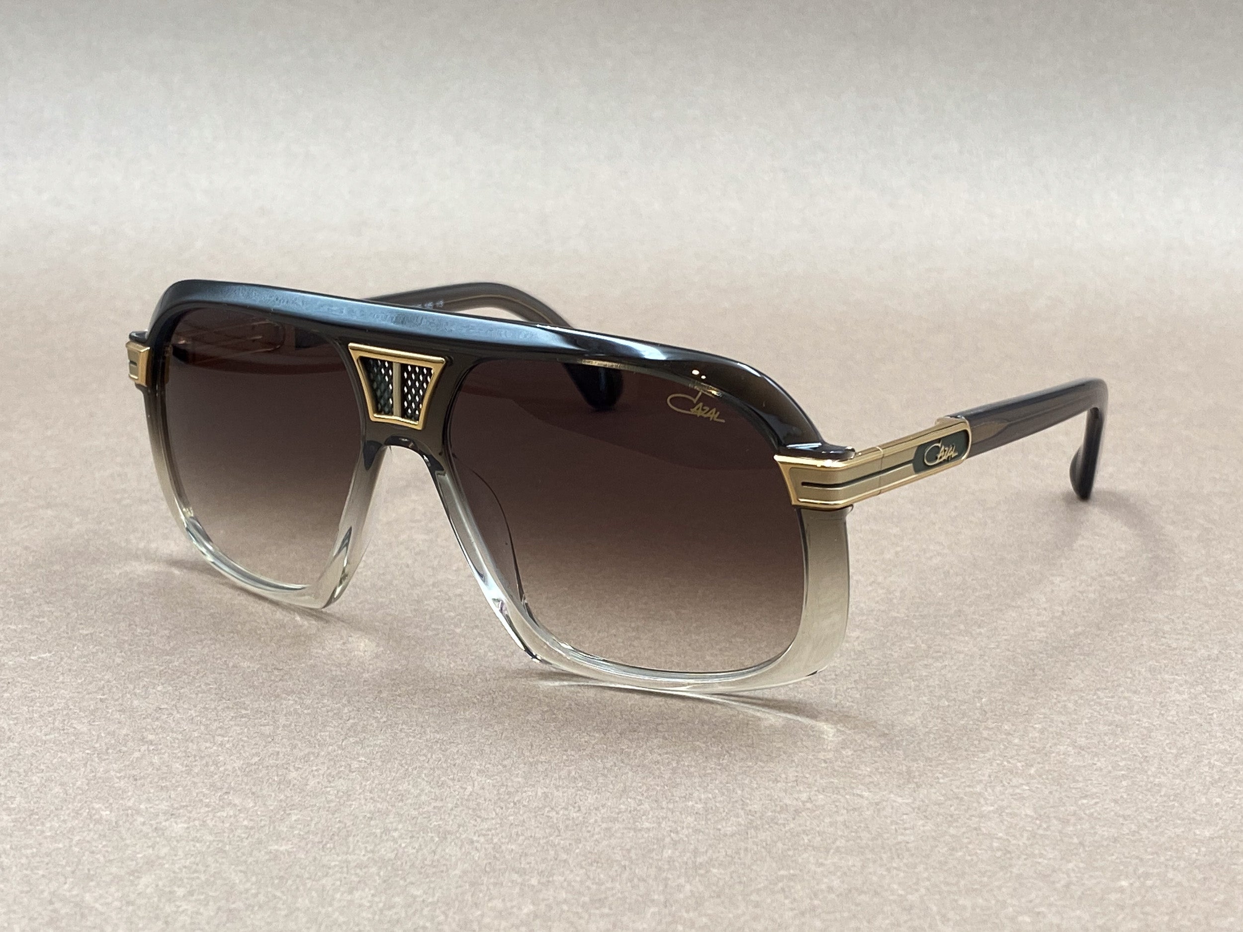 Cazal 685 sunglasses - grey and gold