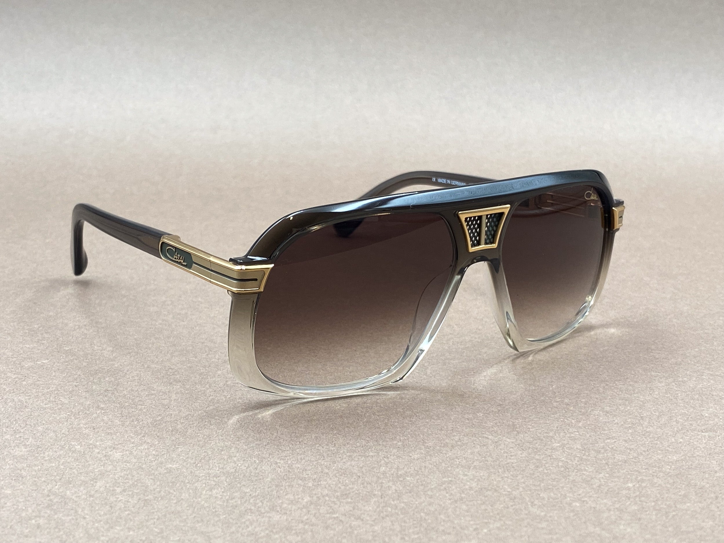 Cazal 685 sunglasses - grey and gold
