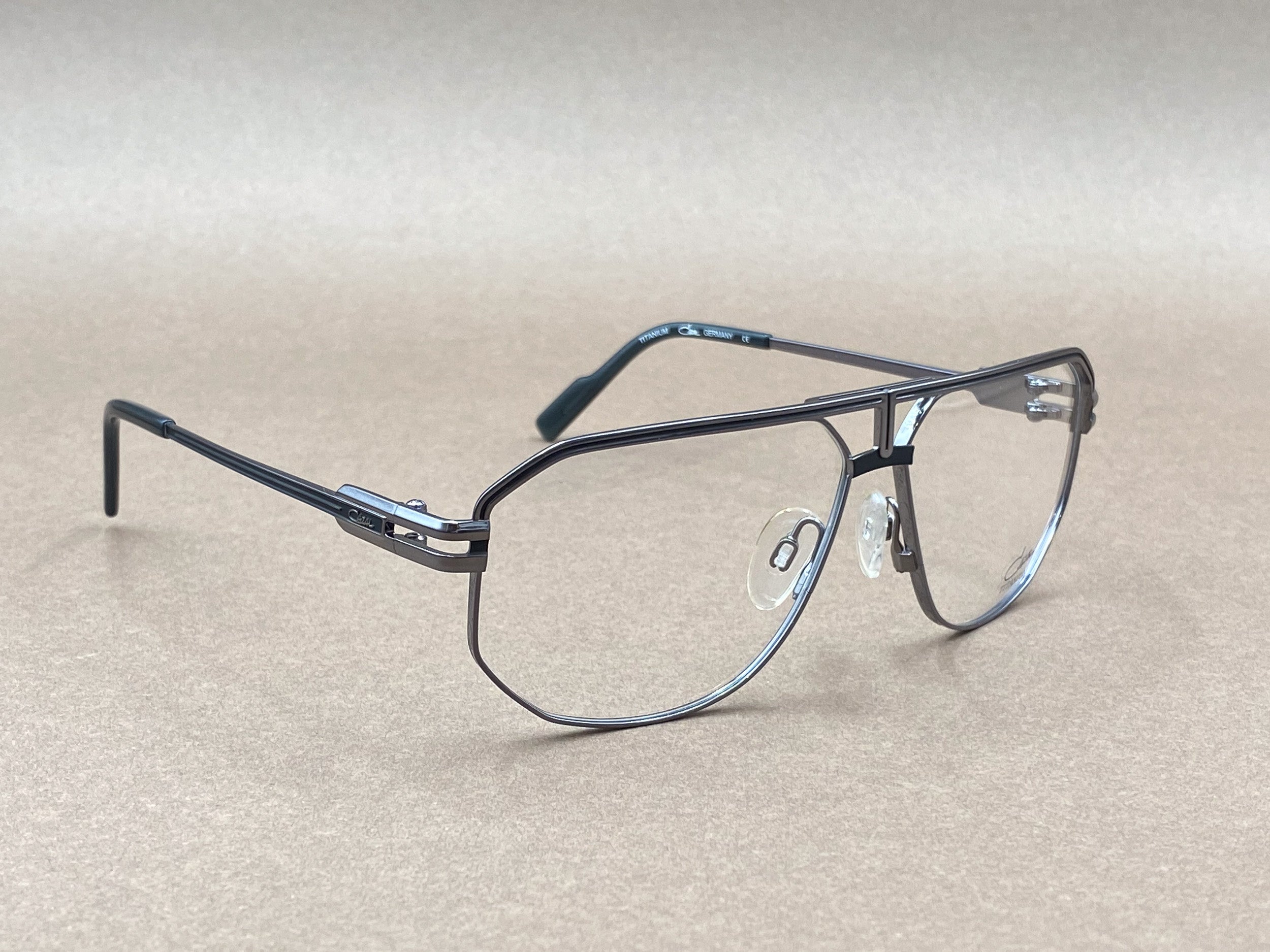 Cazal 7115 titanium glasses - gunmetal – The House of Iconic Frames