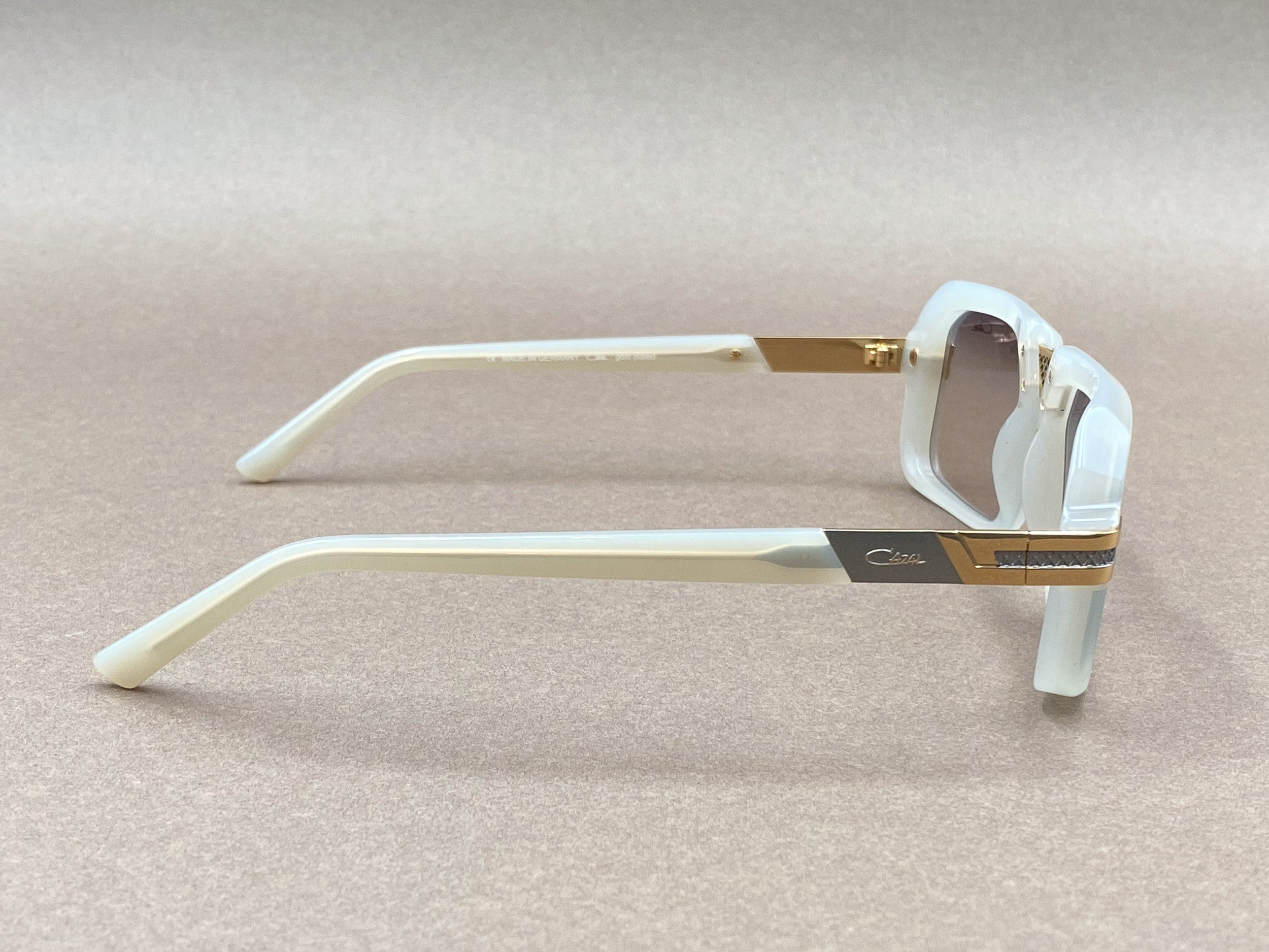 Cazal 8039 gold plated sunglasses - flint gray and bicolour