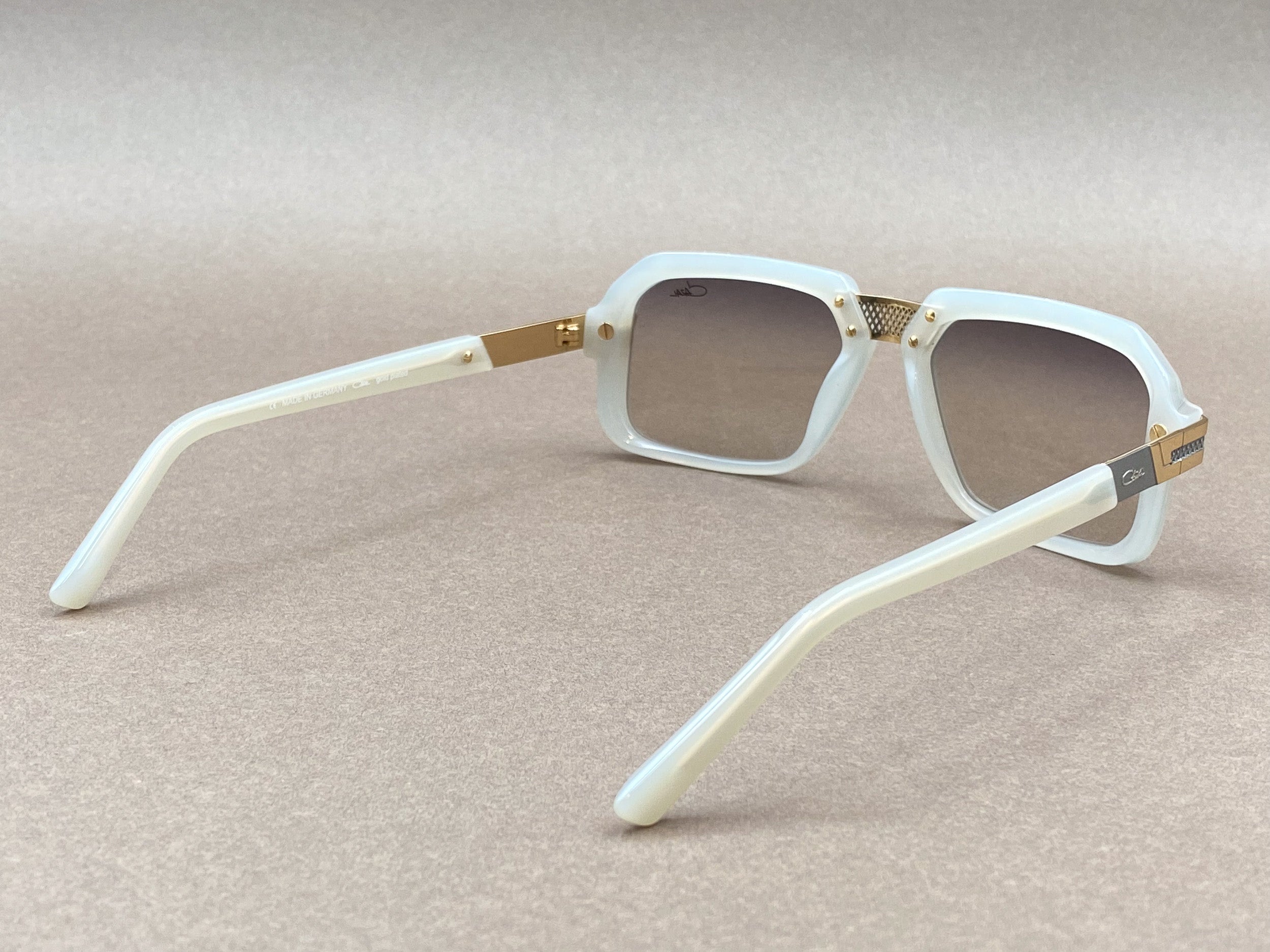 Cazal 8039 gold plated sunglasses - flint gray and bicolour