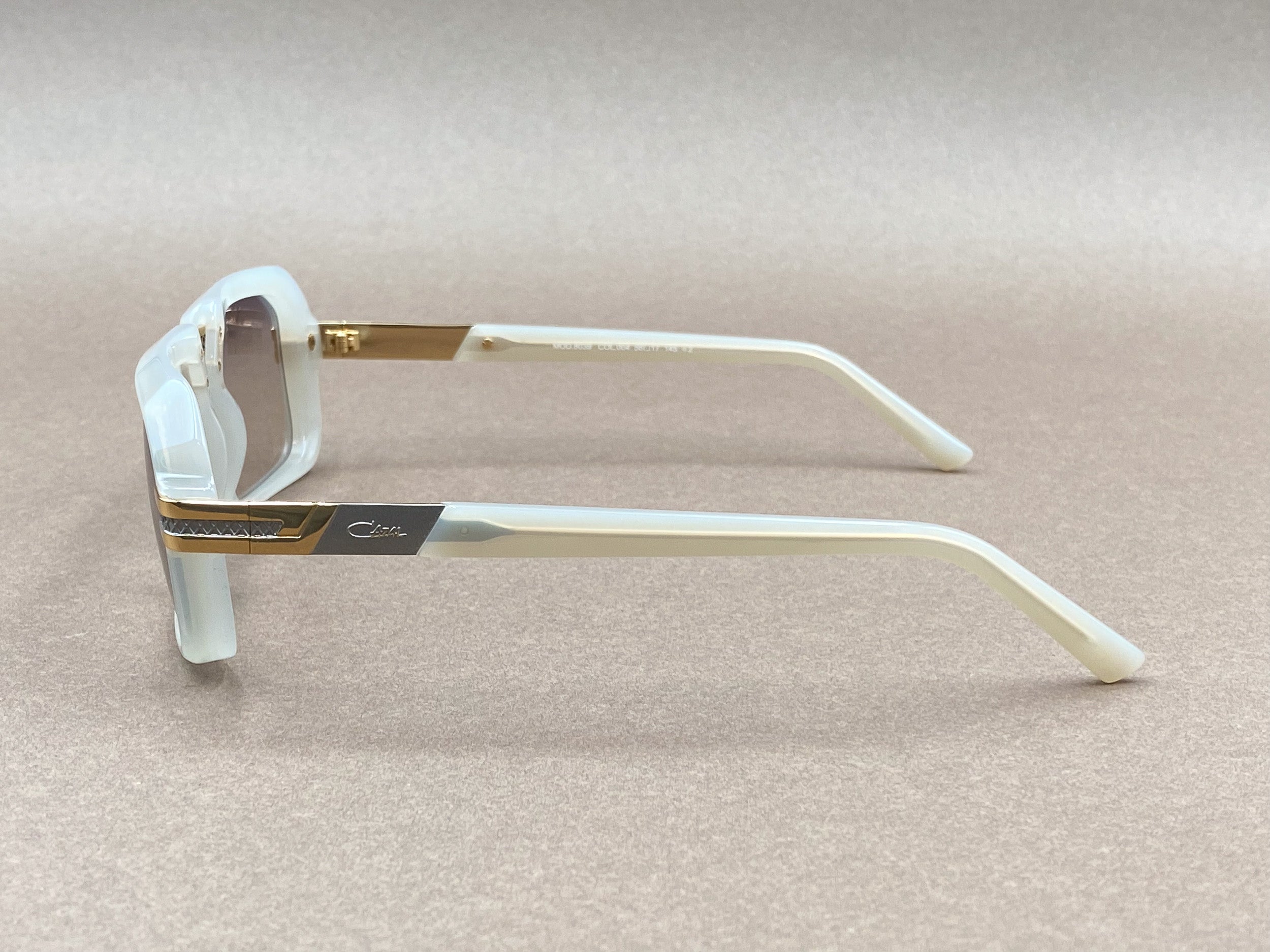 Cazal 8039 gold plated sunglasses - flint gray and bicolour