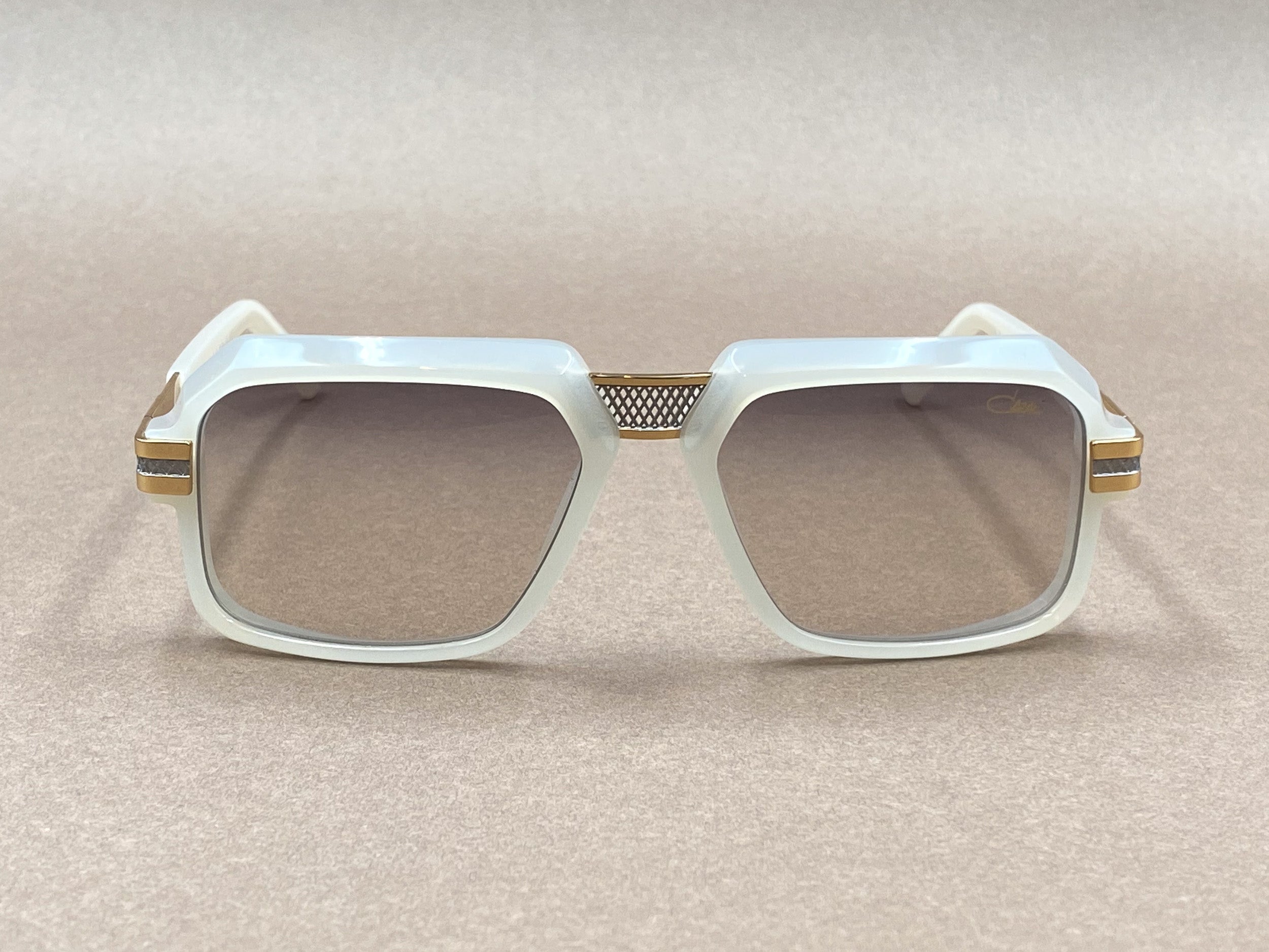 Cazal 8039 gold plated sunglasses - flint gray and bicolour