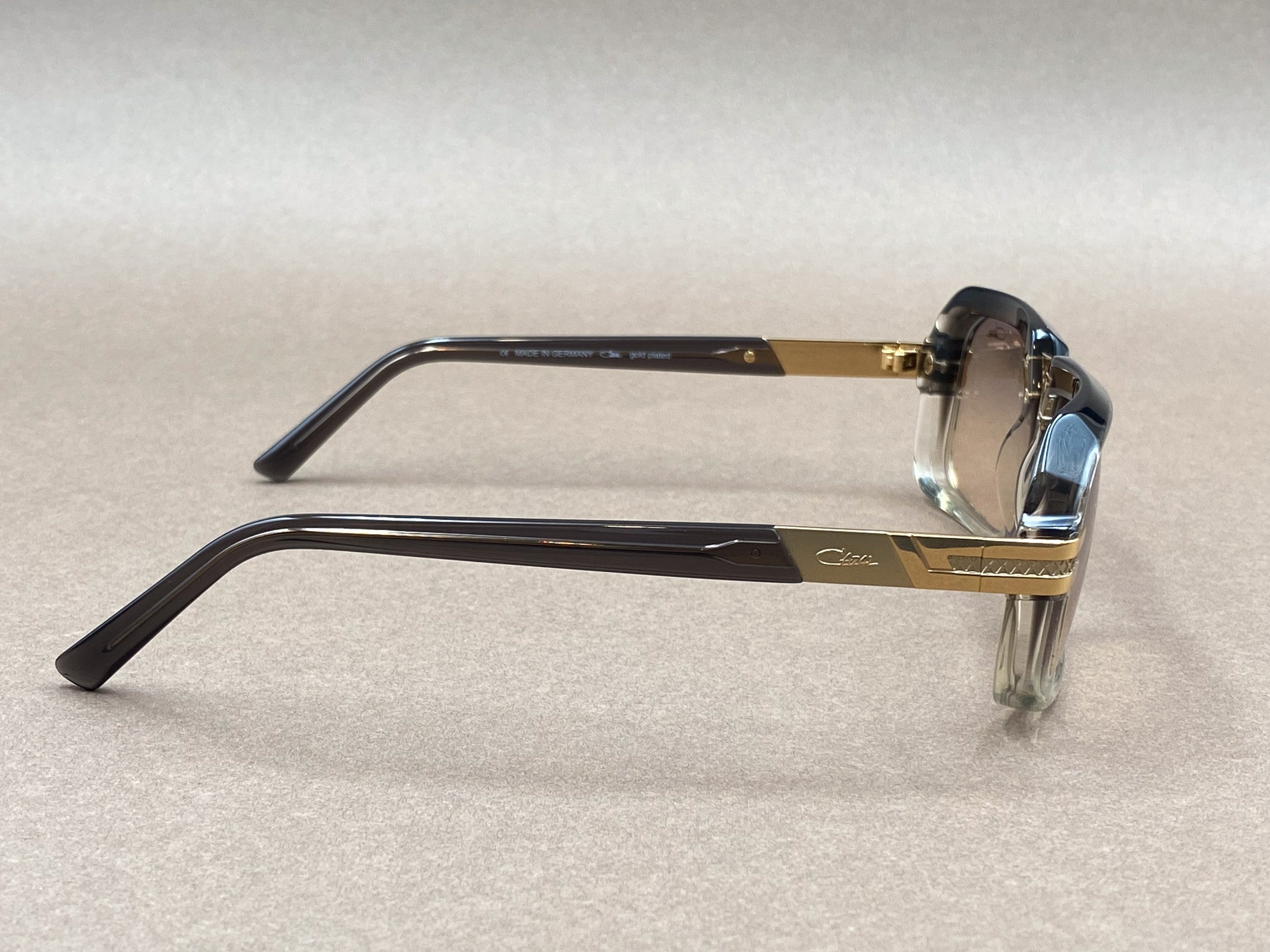 Cazal 8039 gold plated sunglasses - khaki and bicolor