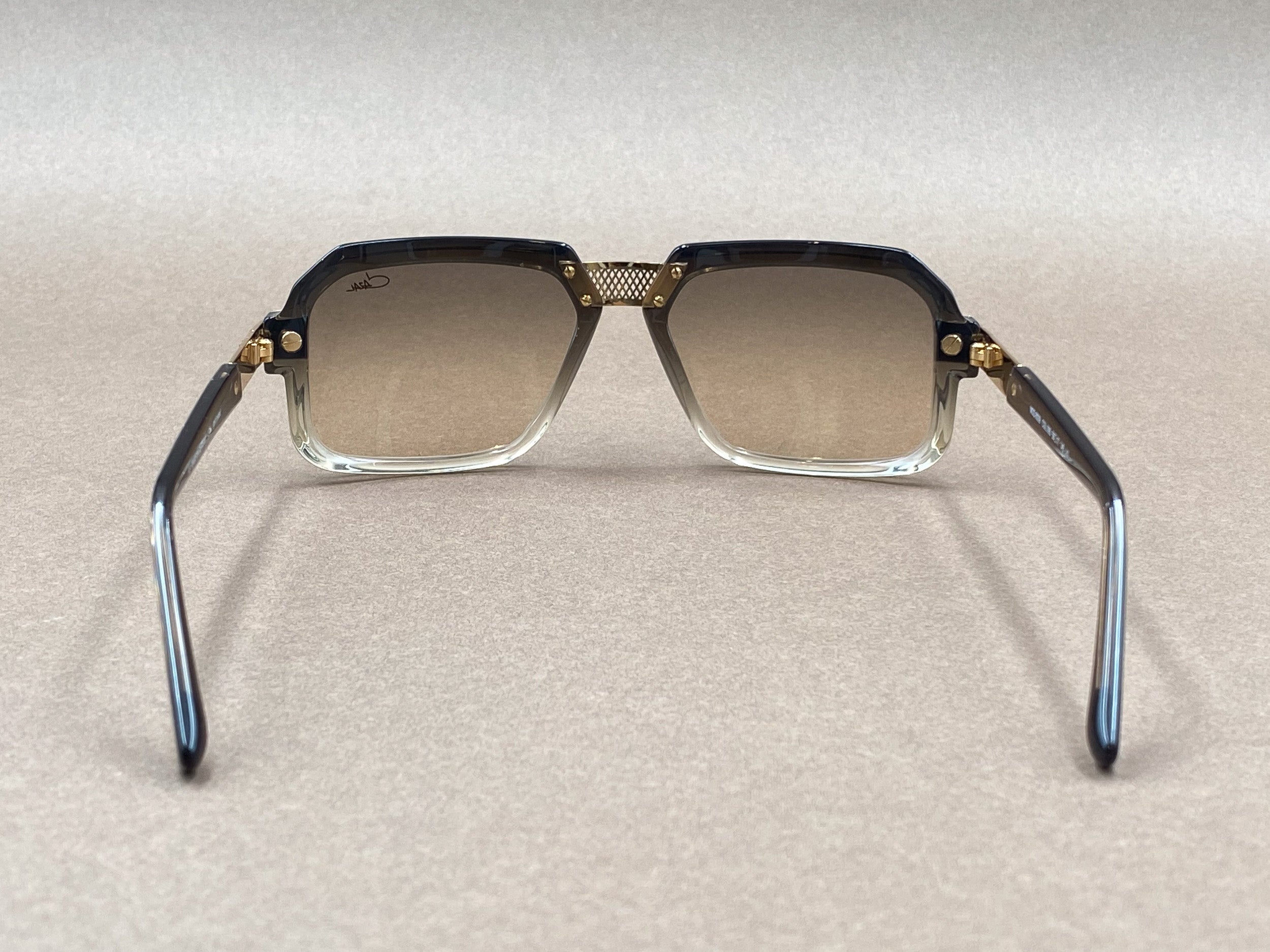 Cazal 8039 gold plated sunglasses - khaki and bicolor
