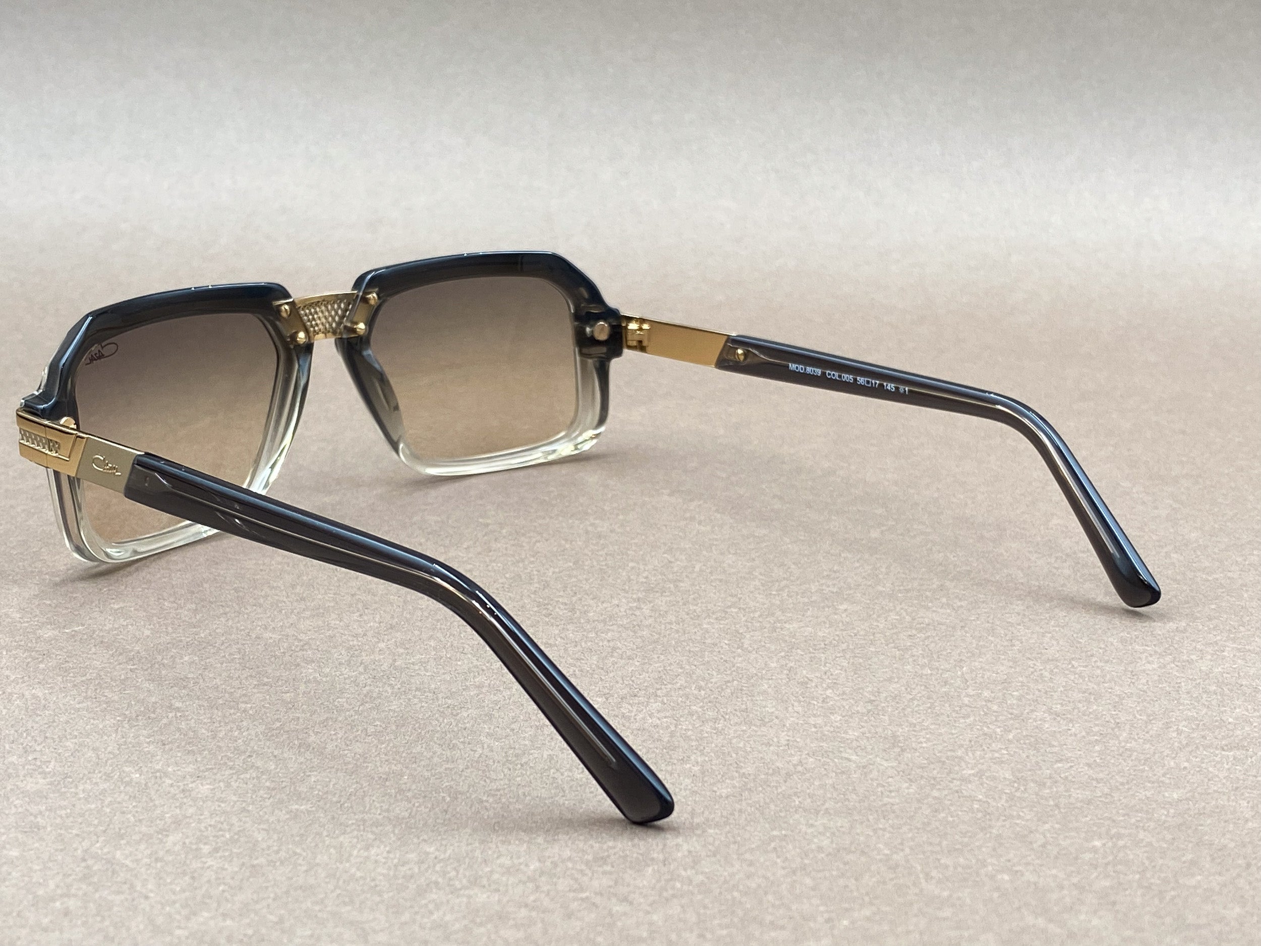 Cazal 8039 gold plated sunglasses - khaki and bicolor