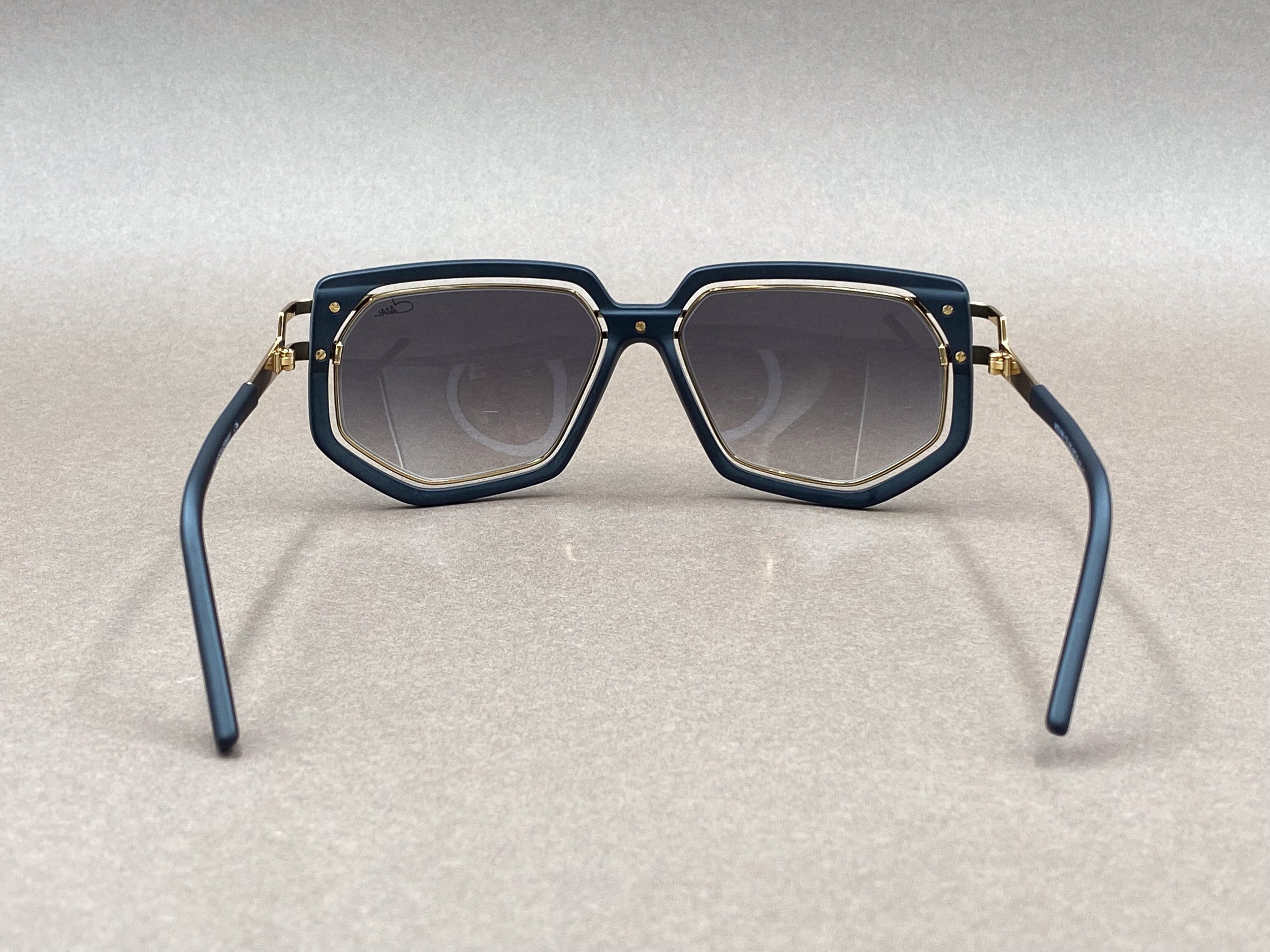 Cazal 9066 sunglasses - matte black and gold