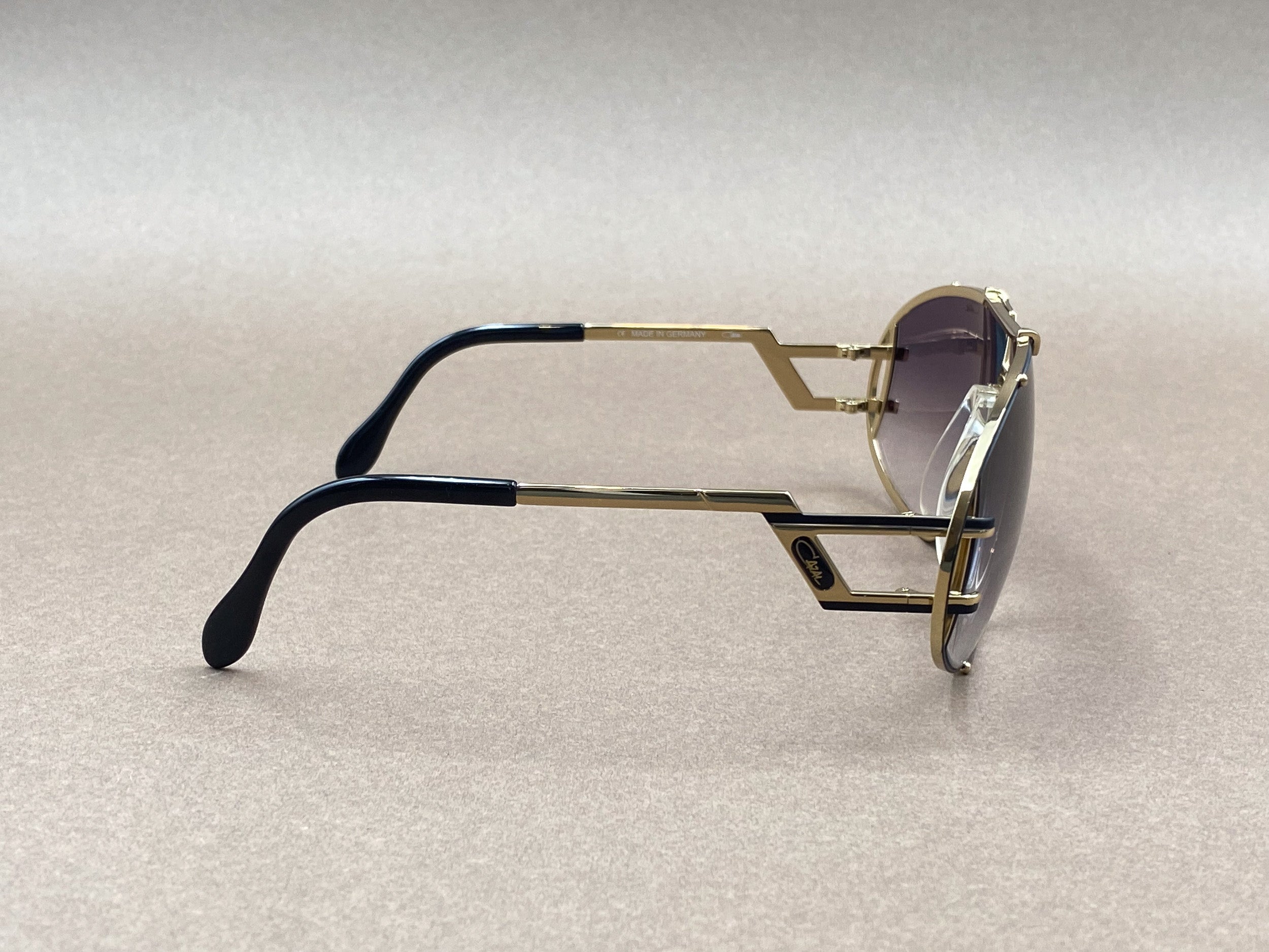 Cazal 907 sunglasses - black and gold