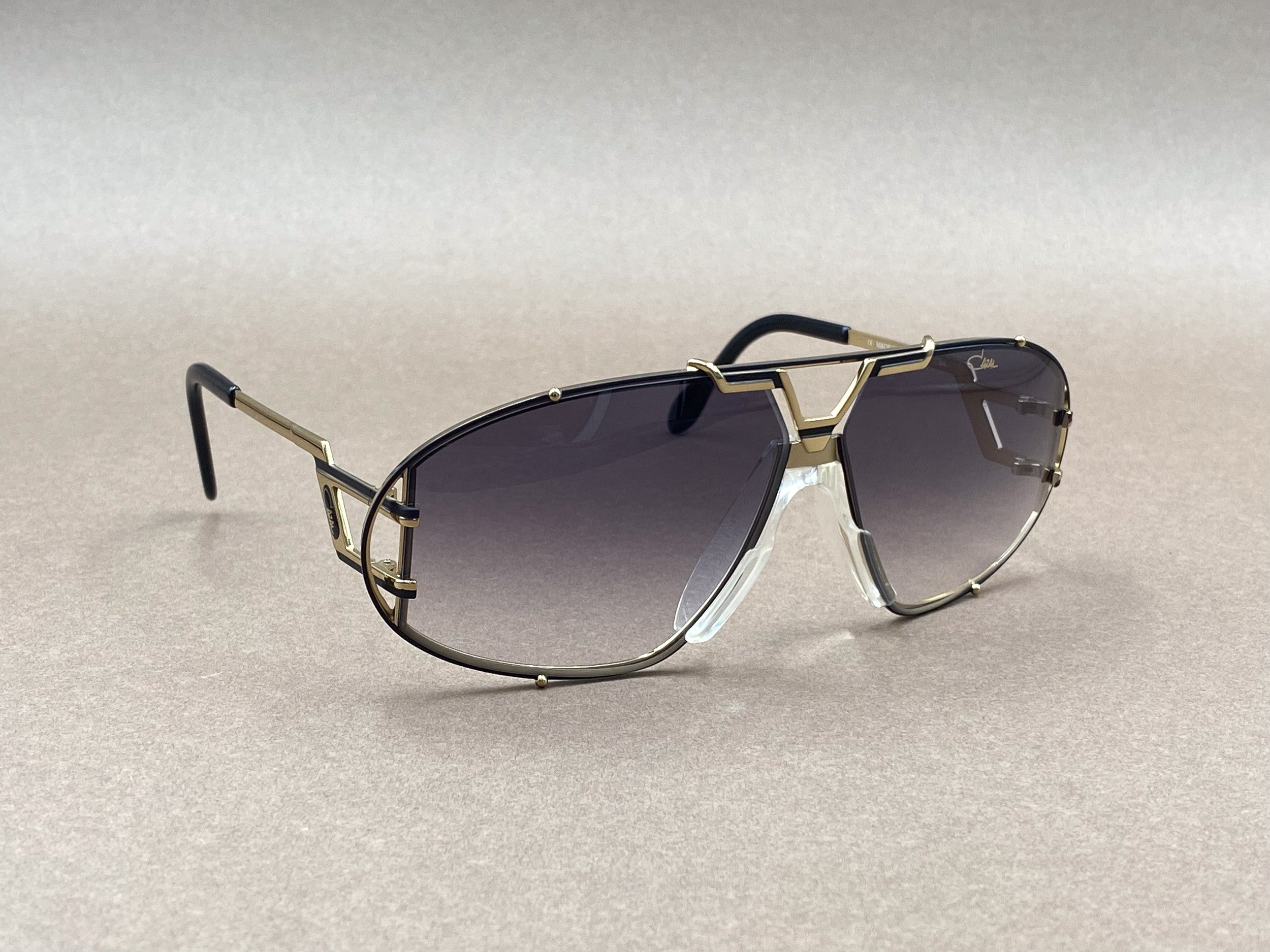 Cazal 907 sunglasses - black and gold