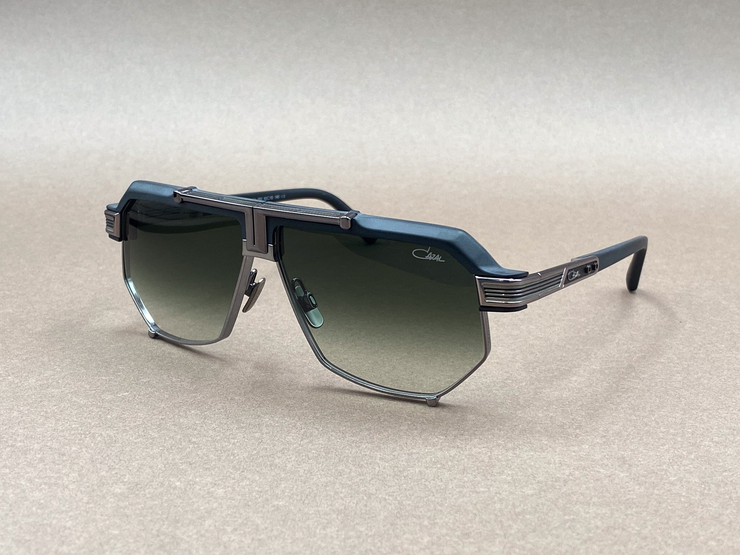 Cazal 995 sunglasses - matte black and gunmetal