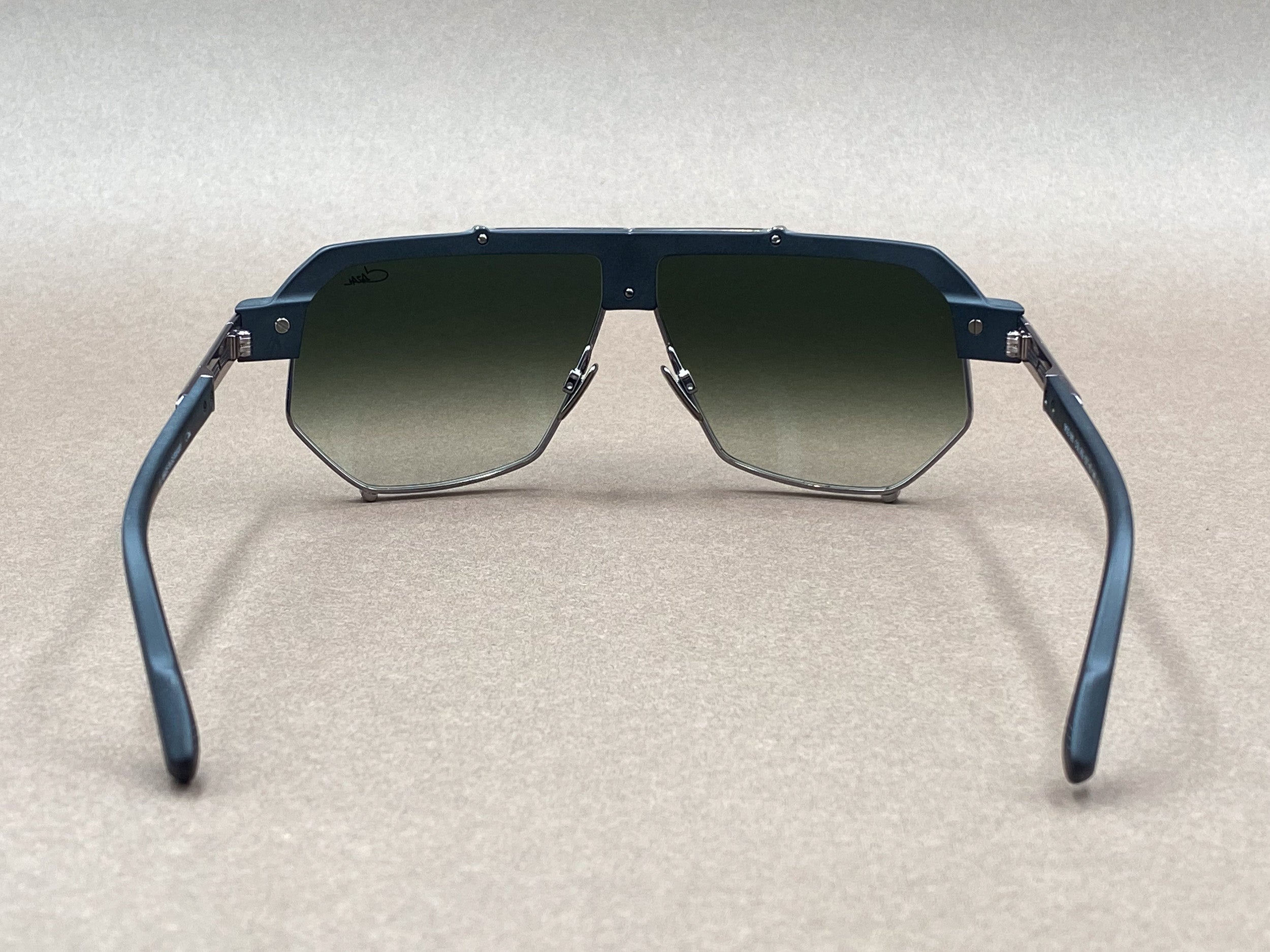Cazal 995 sunglasses - matte black and gunmetal