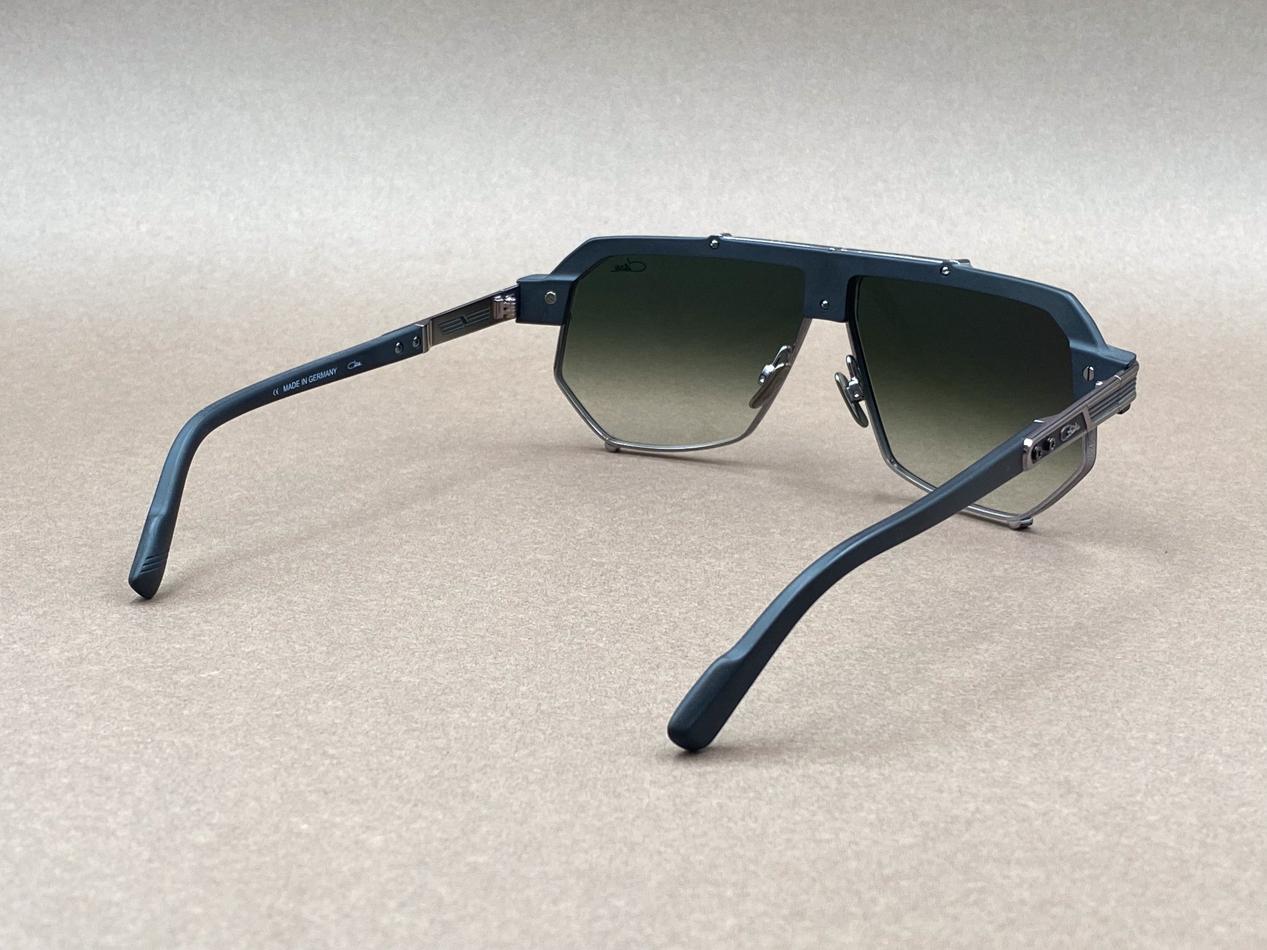 Cazal 995 sunglasses - matte black and gunmetal