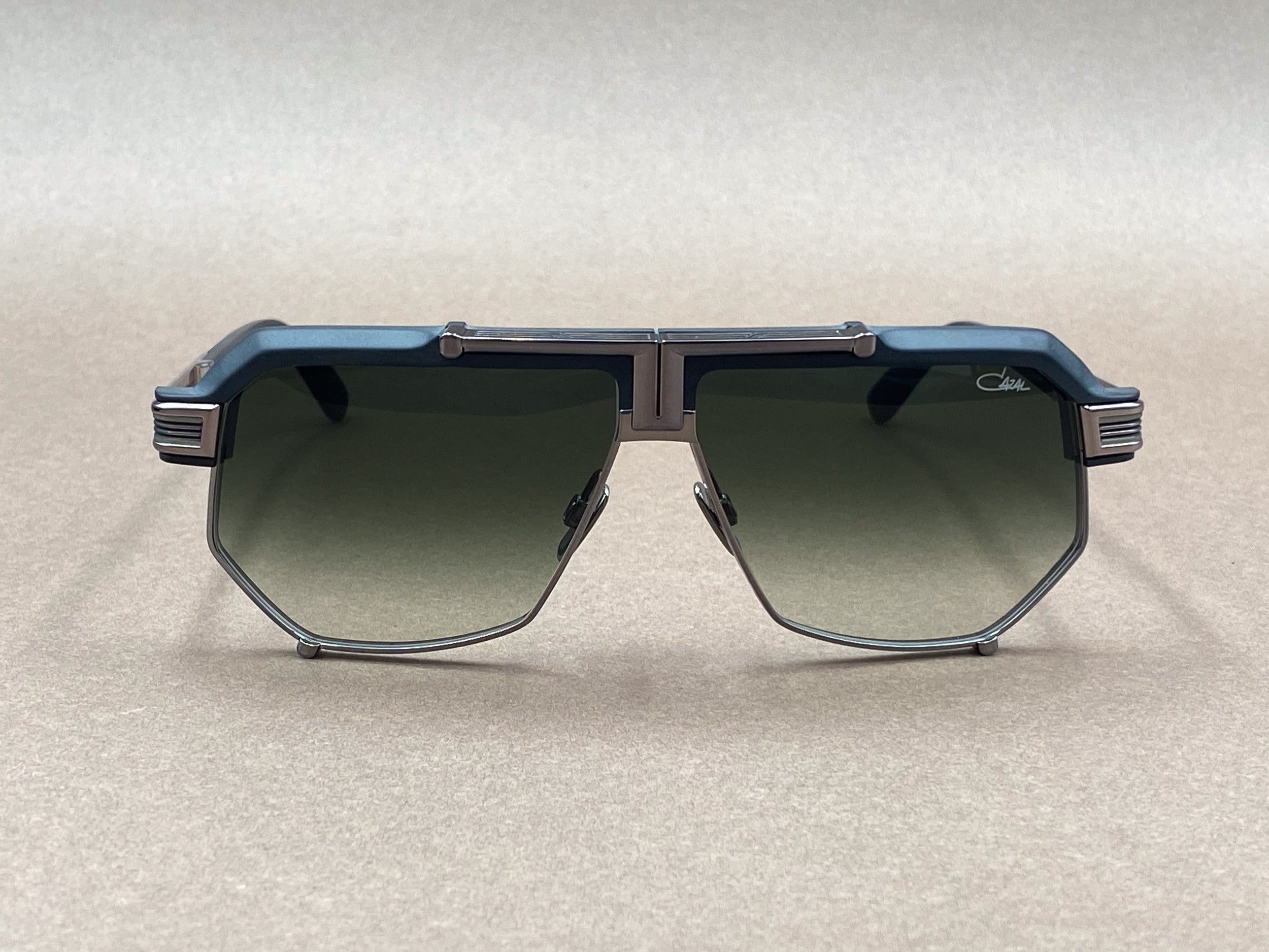 Cazal 995 sunglasses - matte black and gunmetal