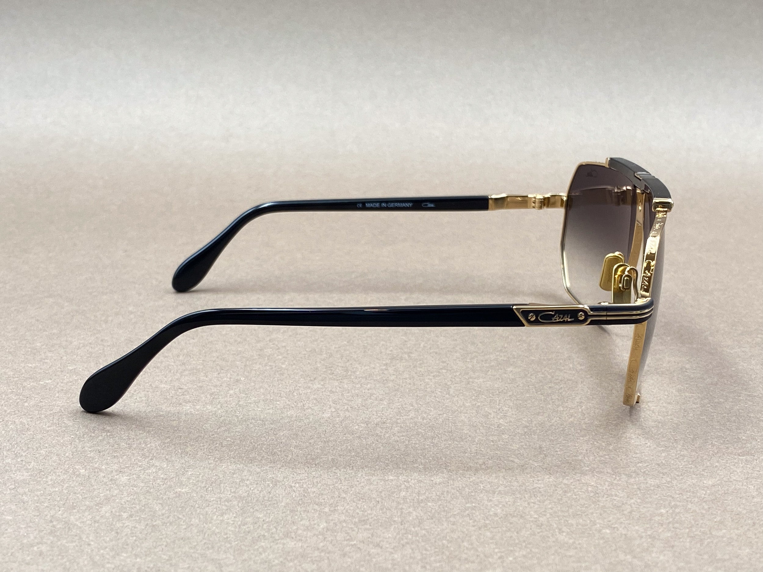 Cazal 996 sunglasses - black and gold