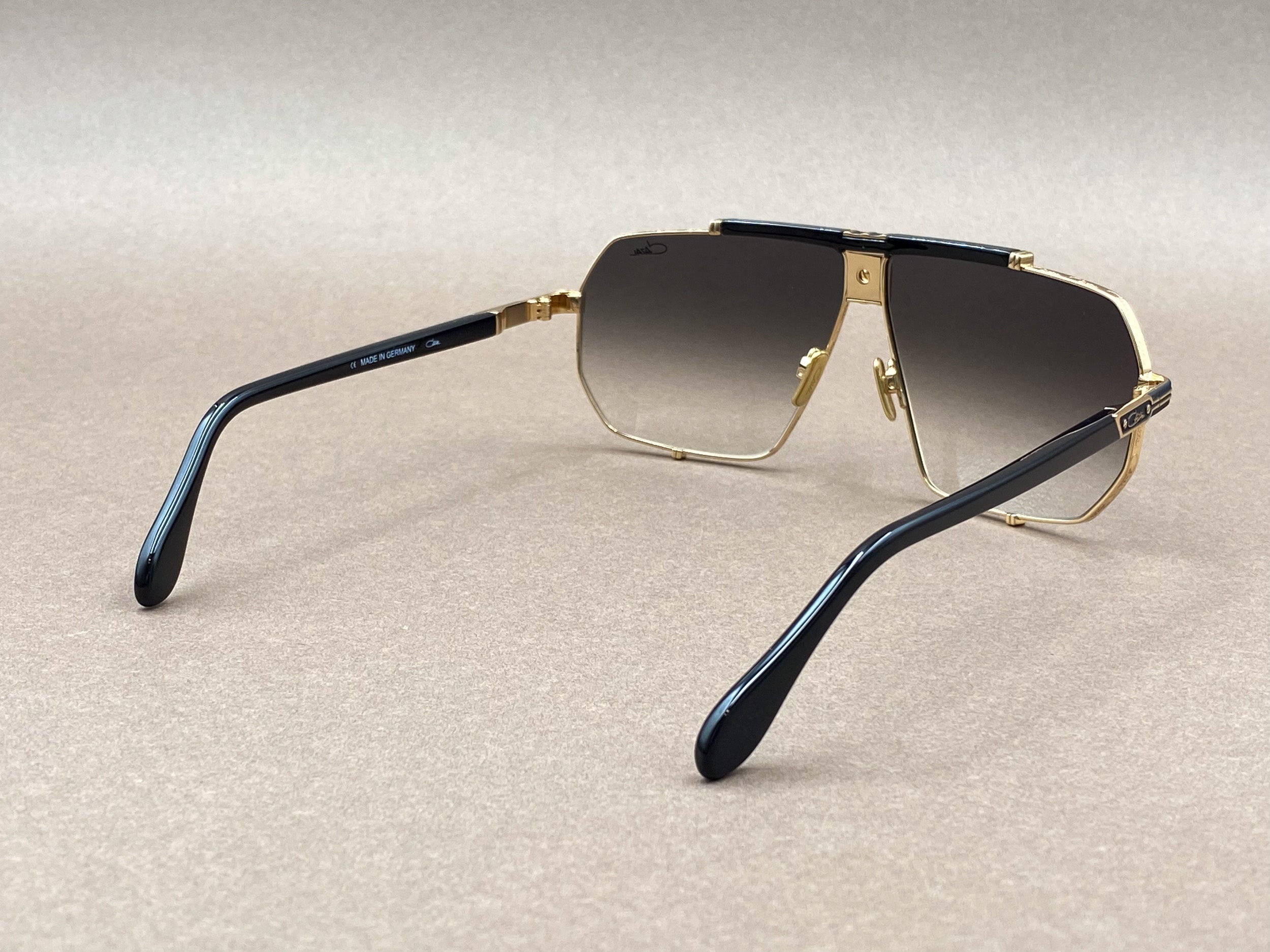 Cazal 996 sunglasses - black and gold