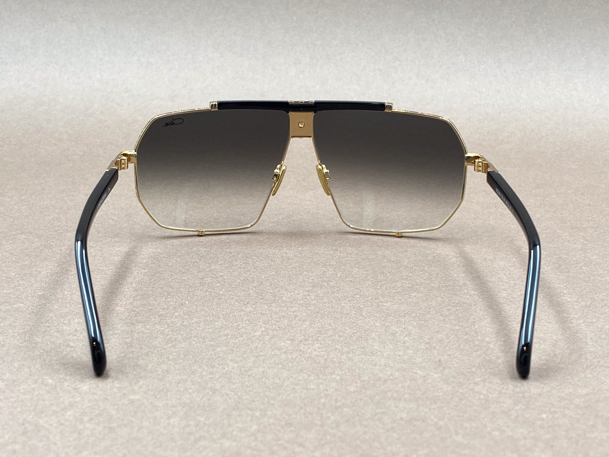 Cazal 996 sunglasses - black and gold