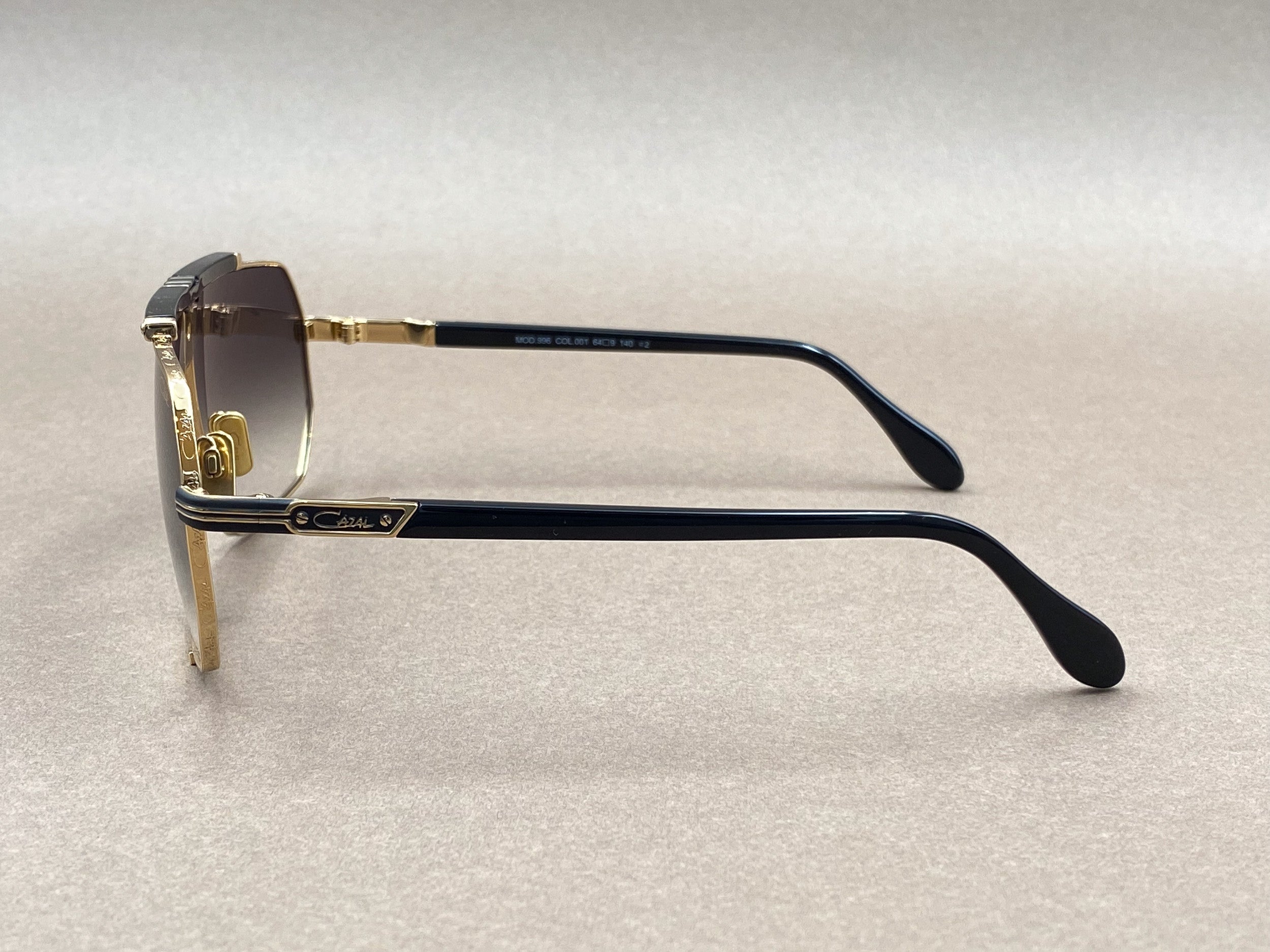 Cazal 996 sunglasses - black and gold – The House of Iconic Frames