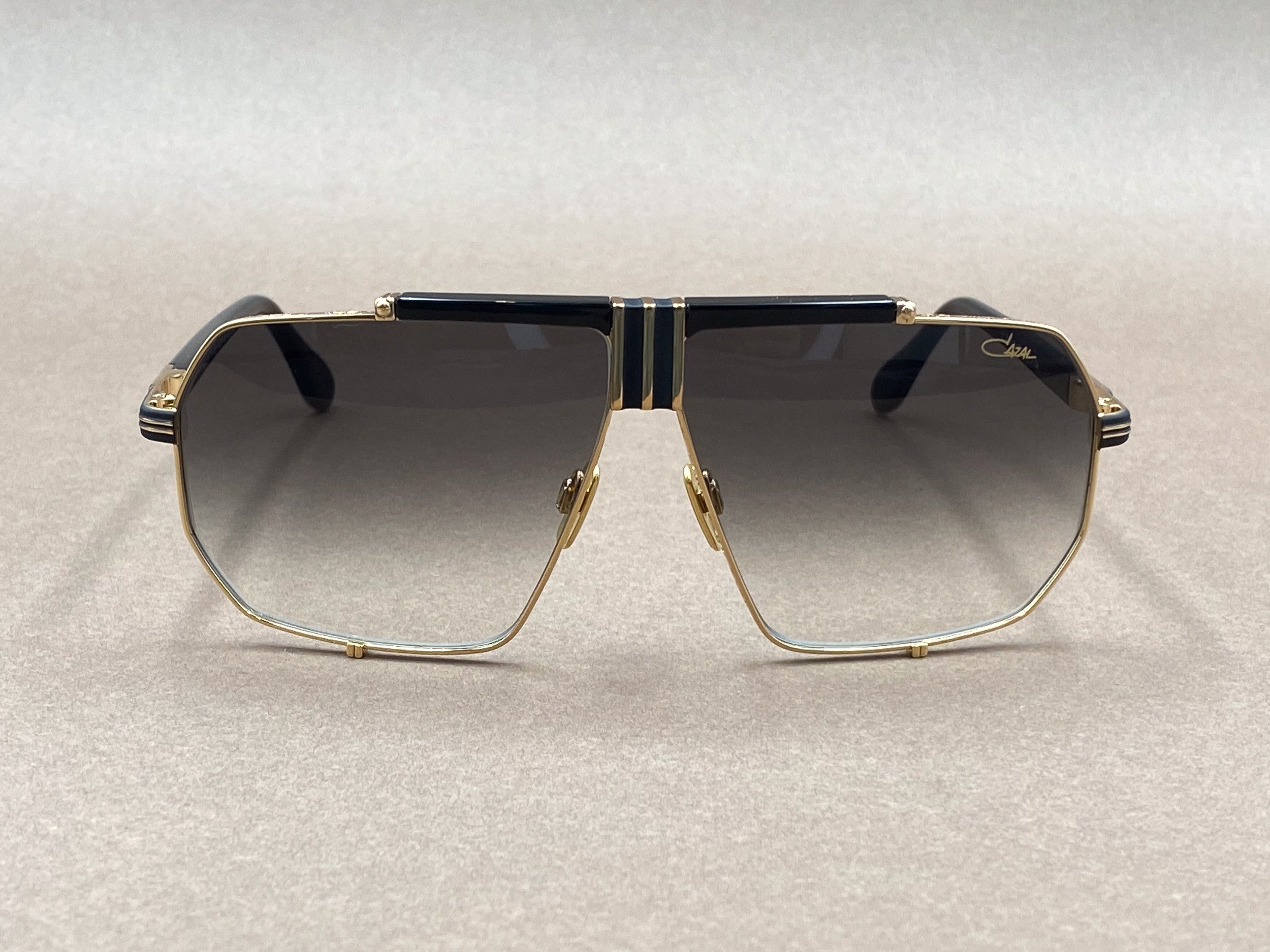Cazal 996 sunglasses - black and gold