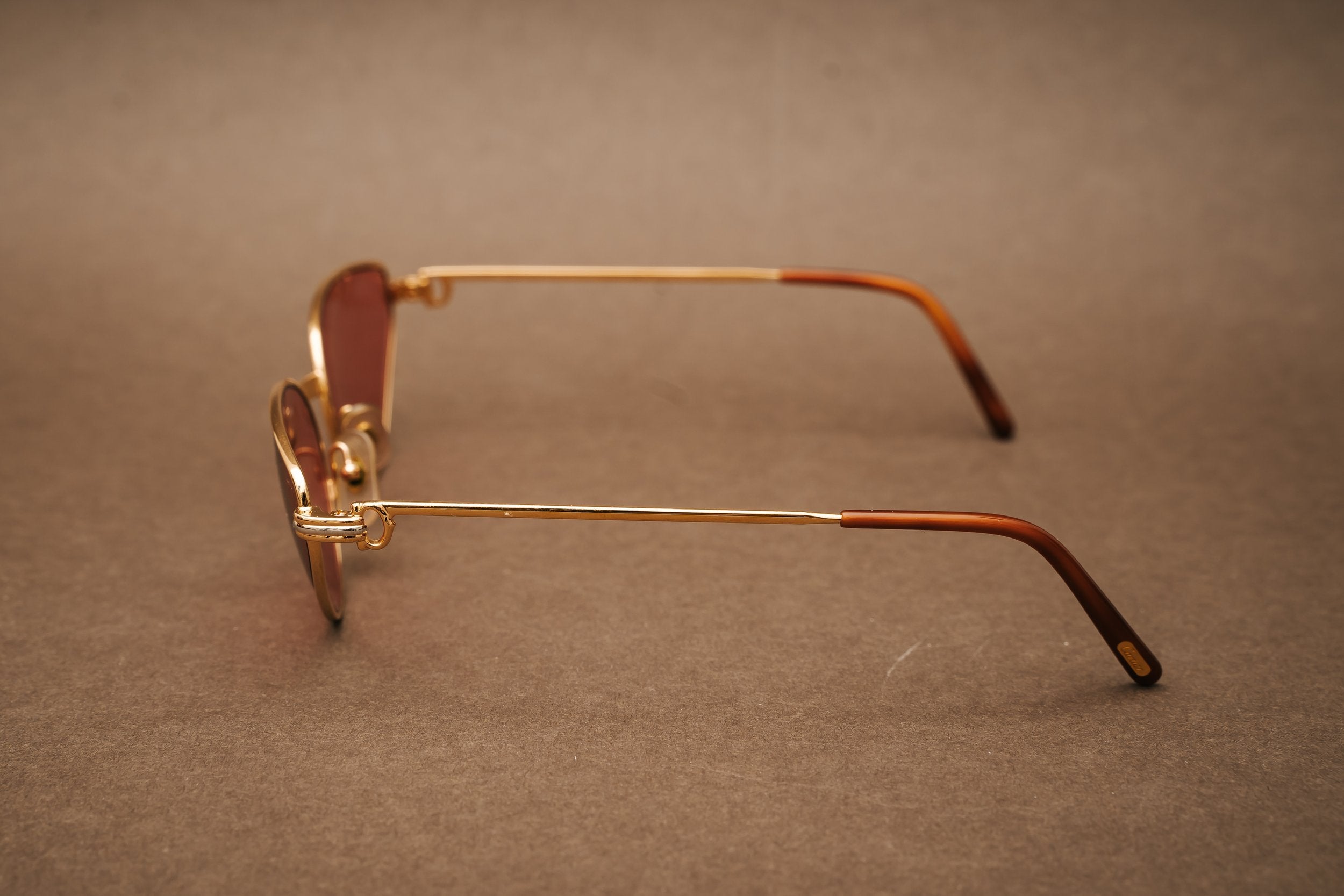 Cartier Rivoli Vendome cat-eye gold-plated vintage sunglasses