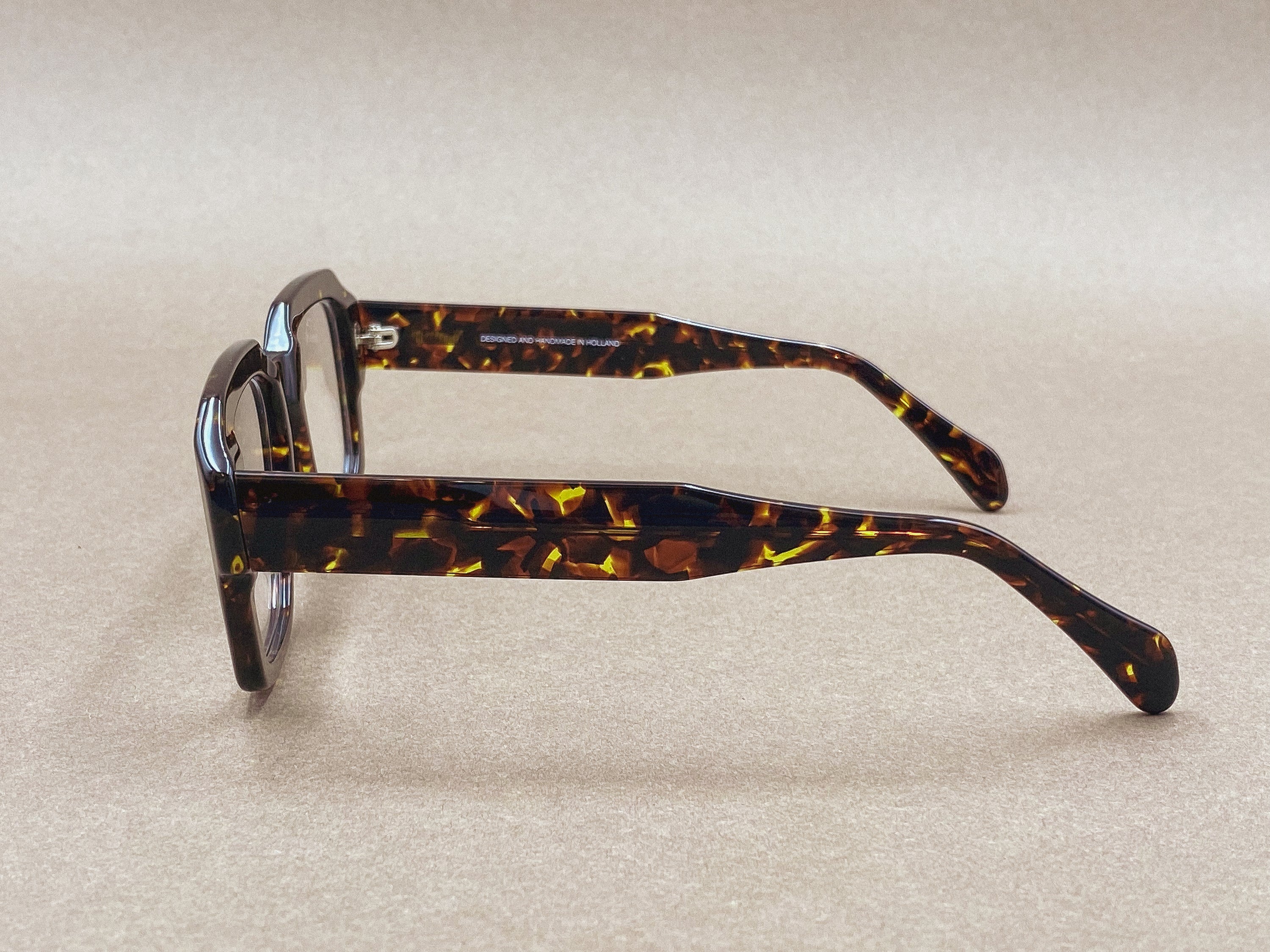 Preciosa 931 handmade glasses - havana brown