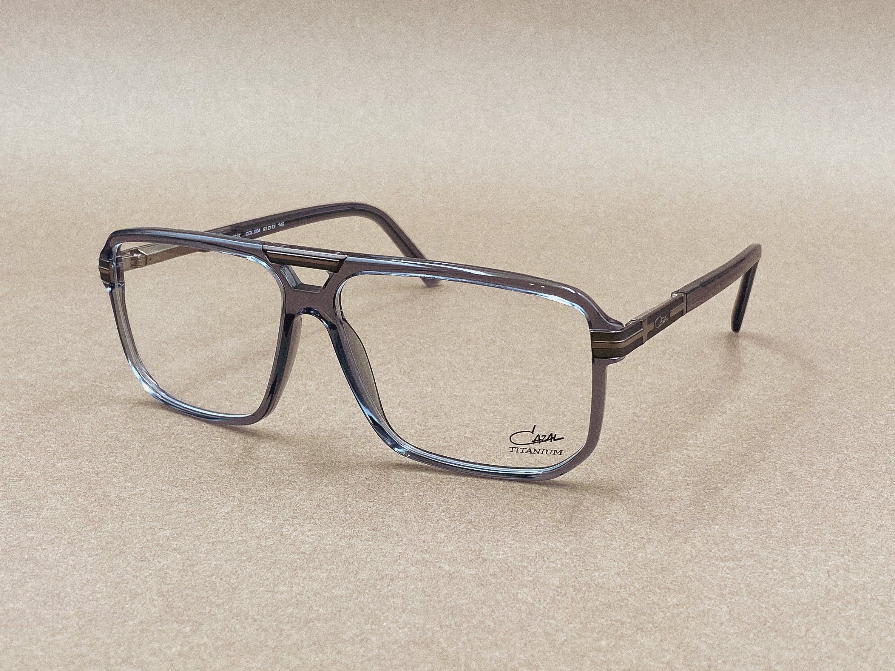 Cazal 6022 gray titanium glasses