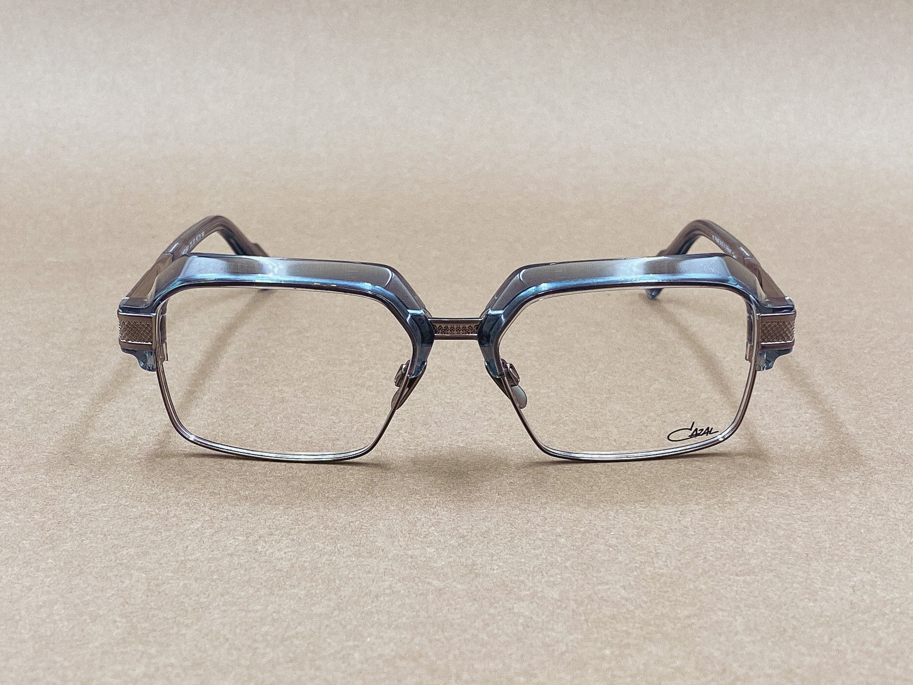 Cazal 6041 gray titanium glasses – The House of Iconic Frames