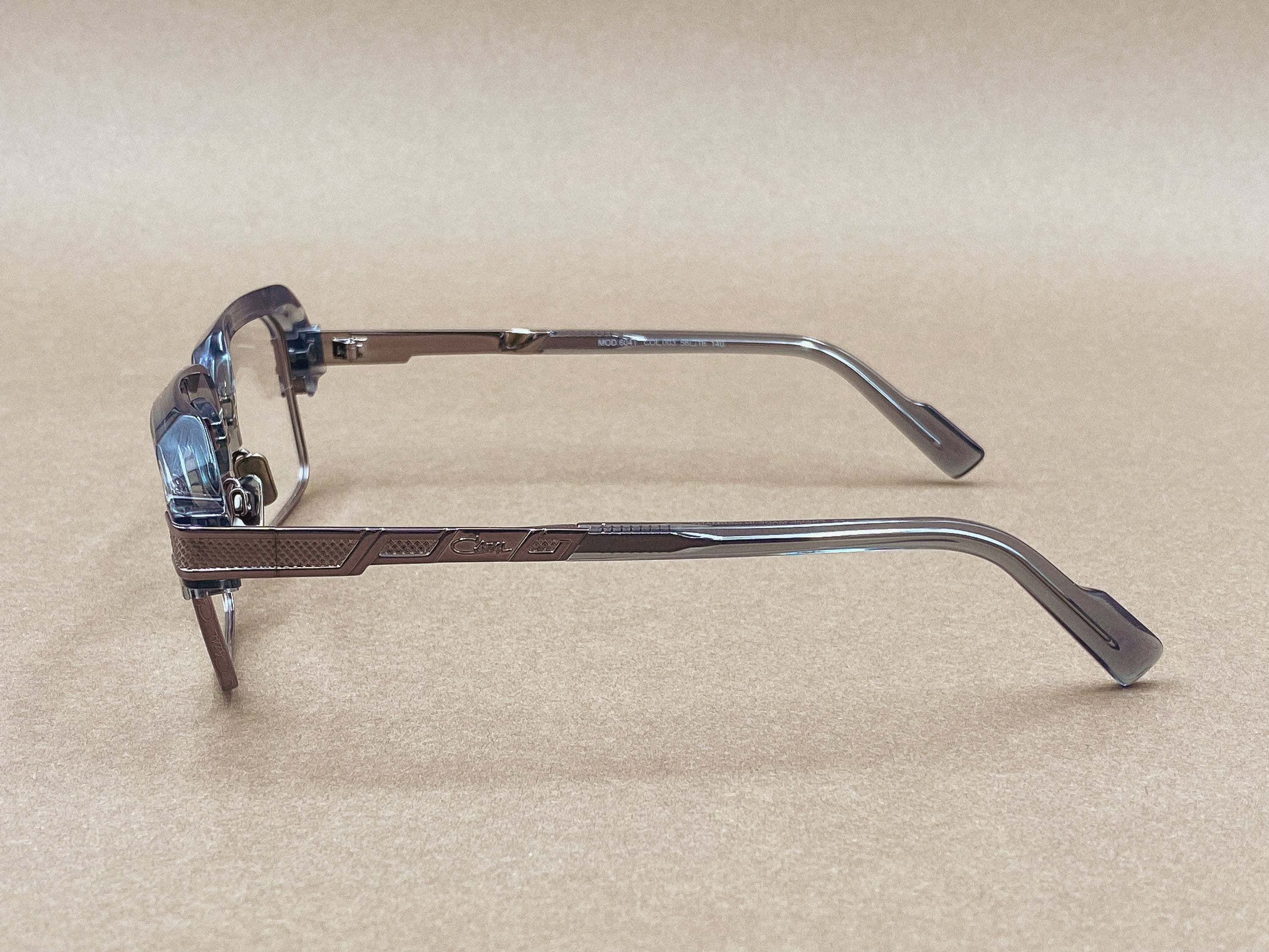Cazal 6041 gray titanium glasses