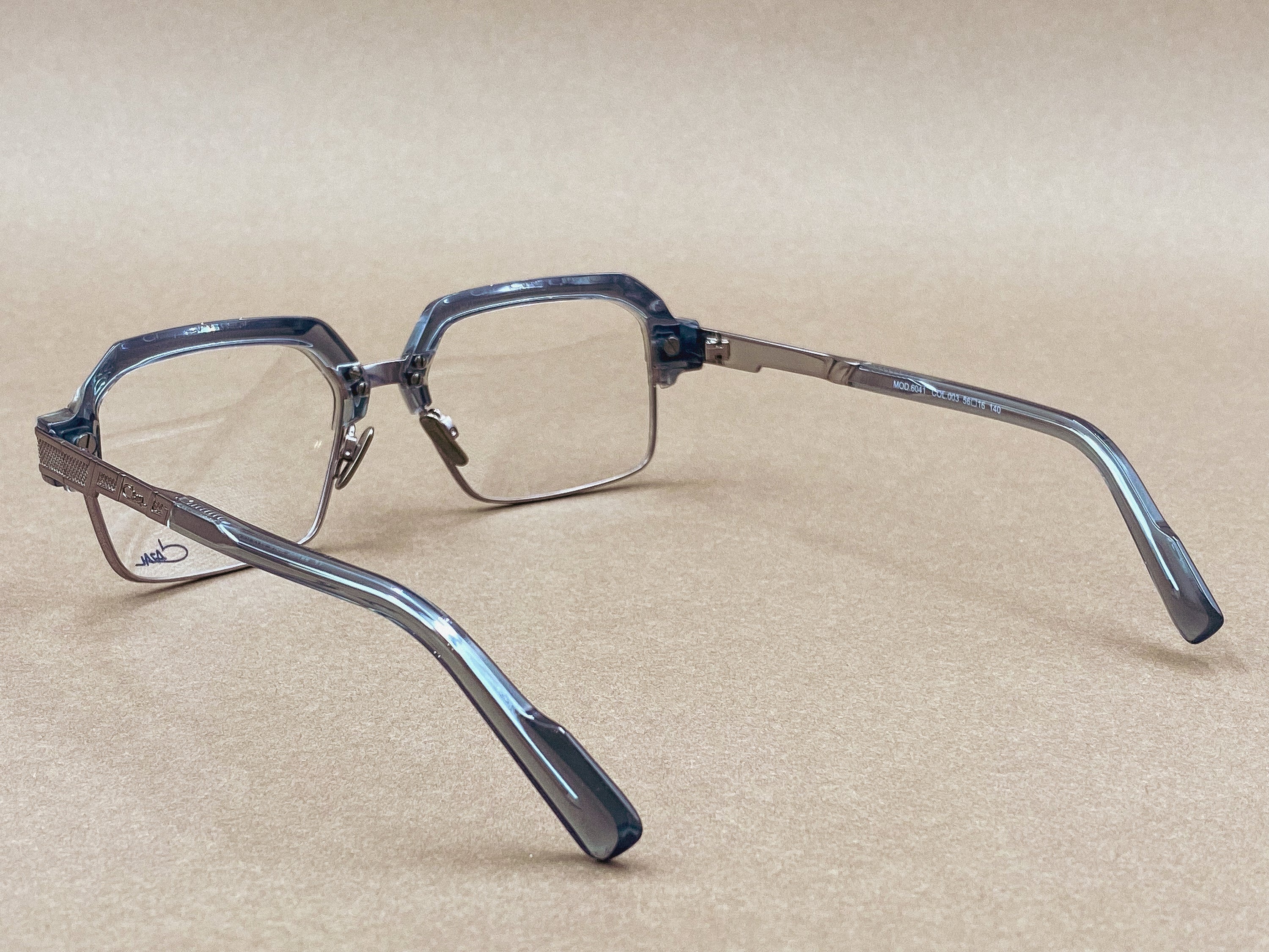 Cazal 6041 gray titanium glasses