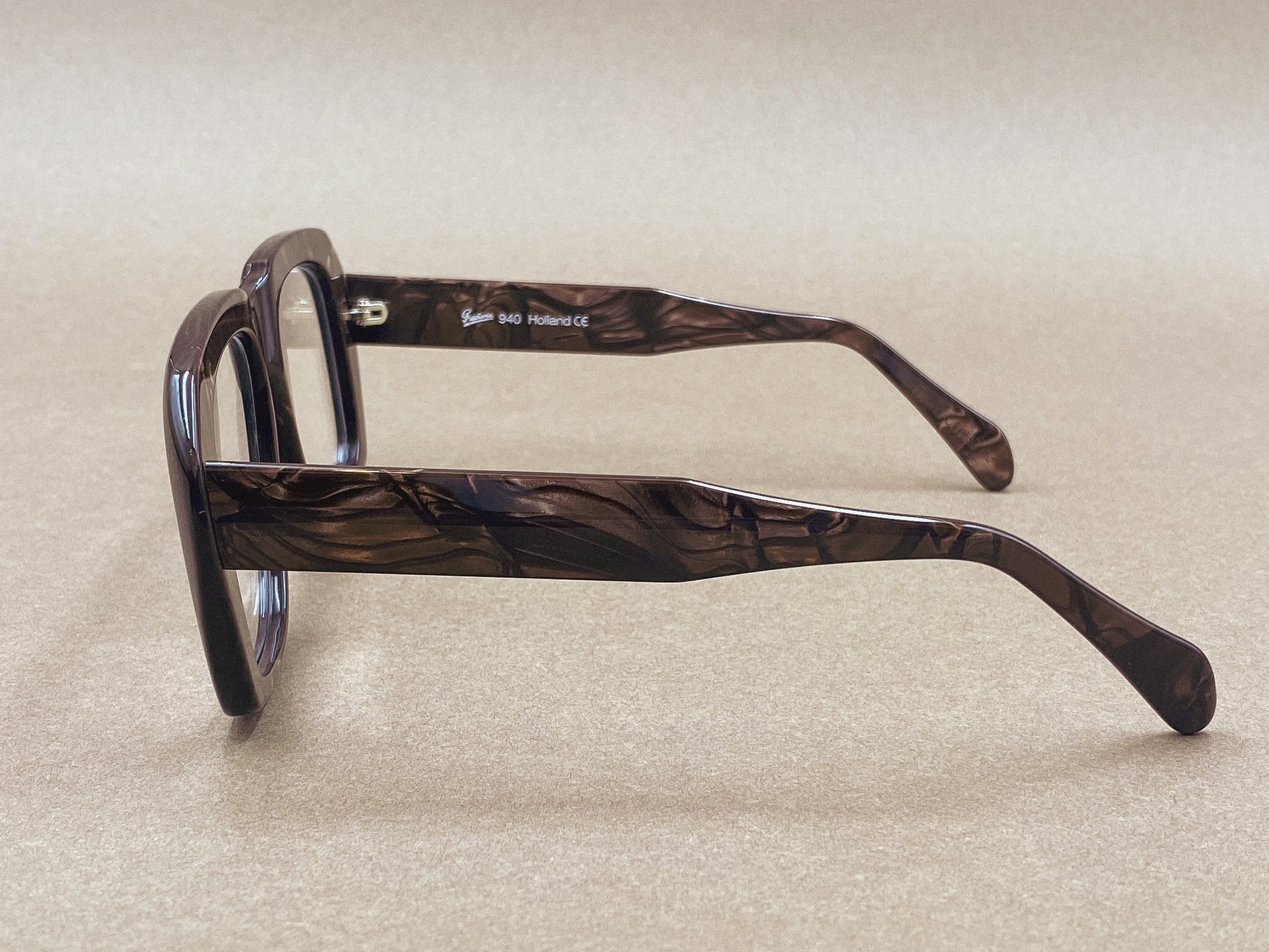 Preciosa 940 Ultra Goliath I Limited Edition glasses - espresso marble