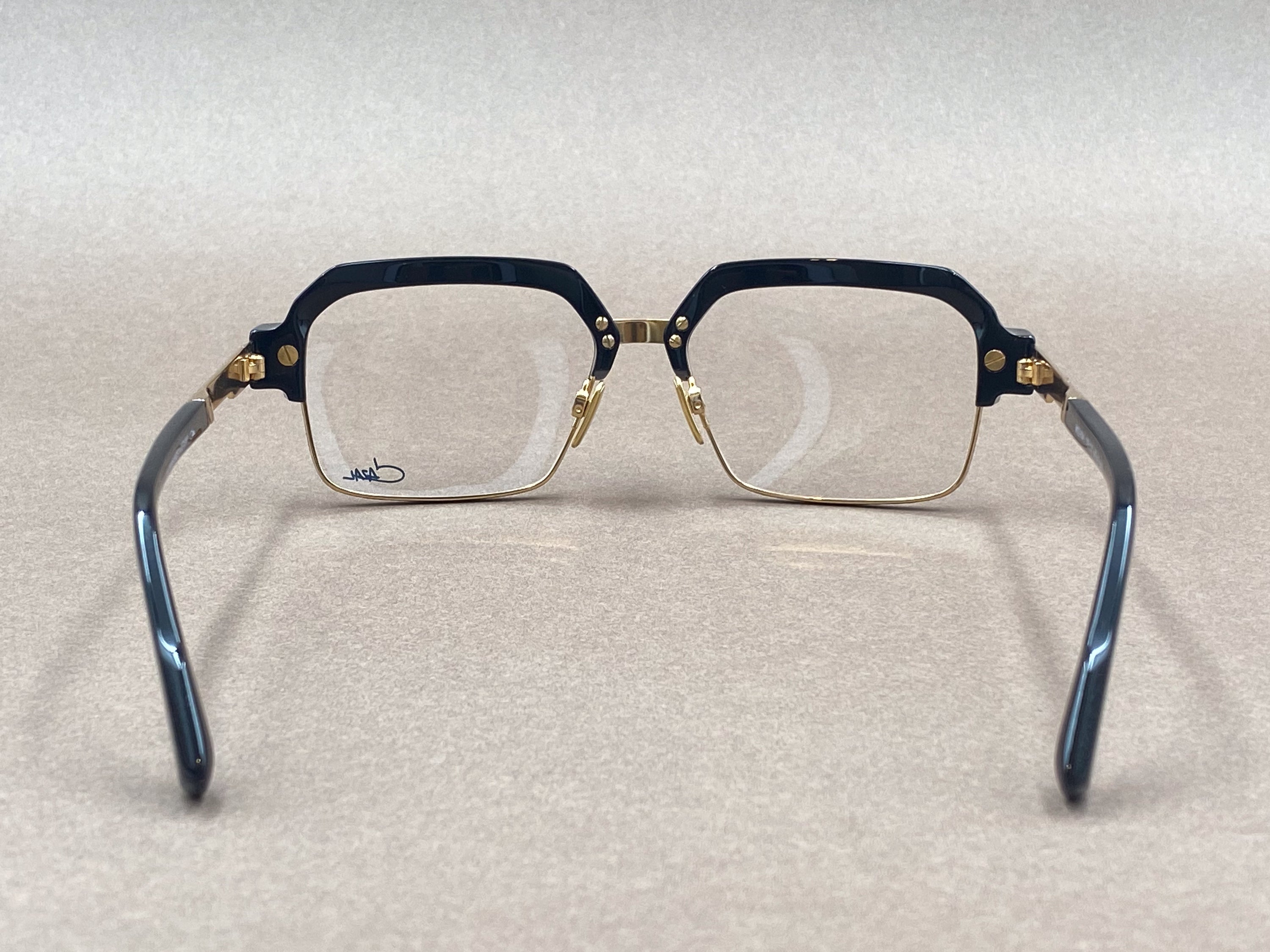 Cazal 6041 glasses - black and gold