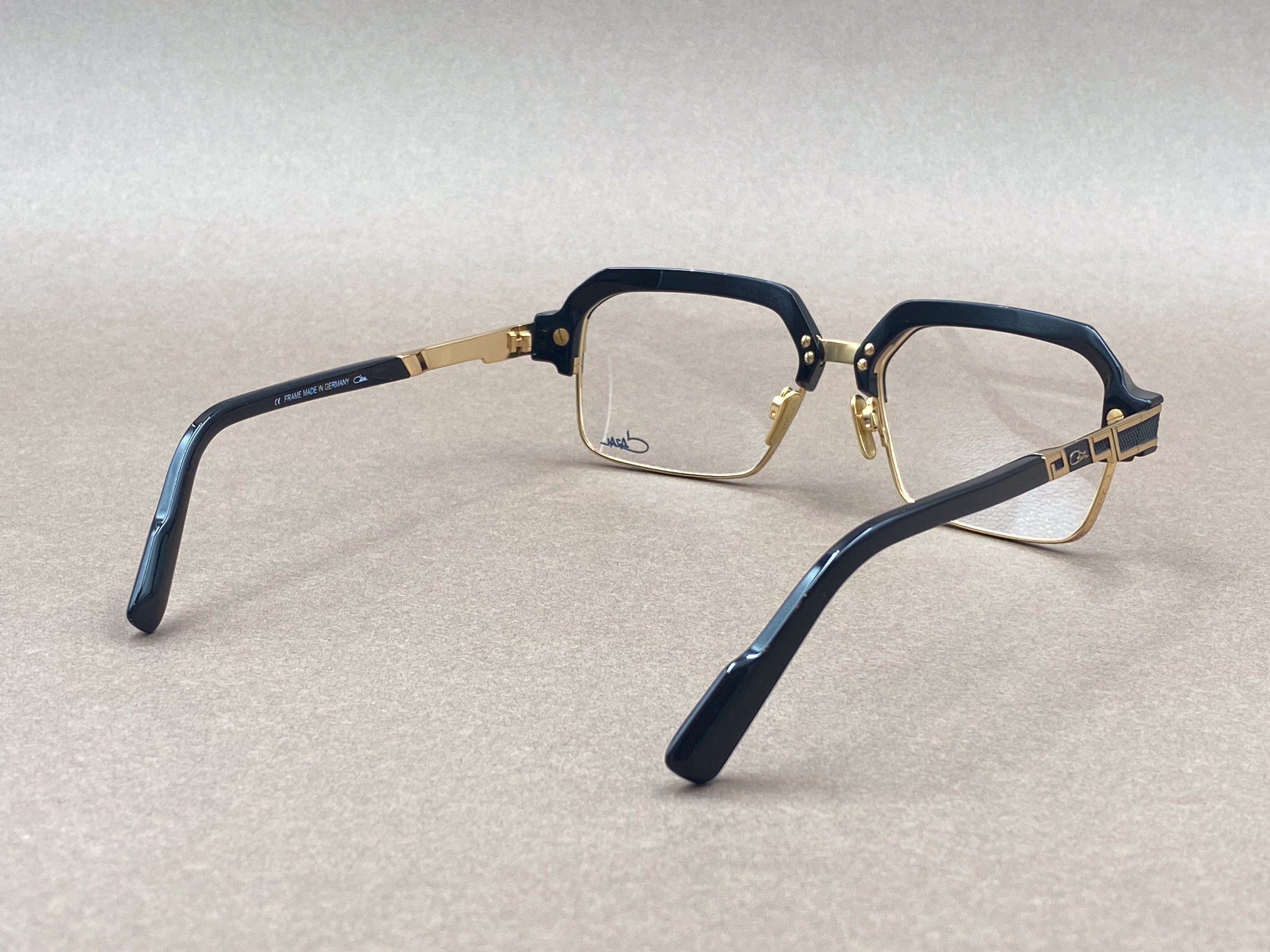 Cazal 6041 glasses - black and gold