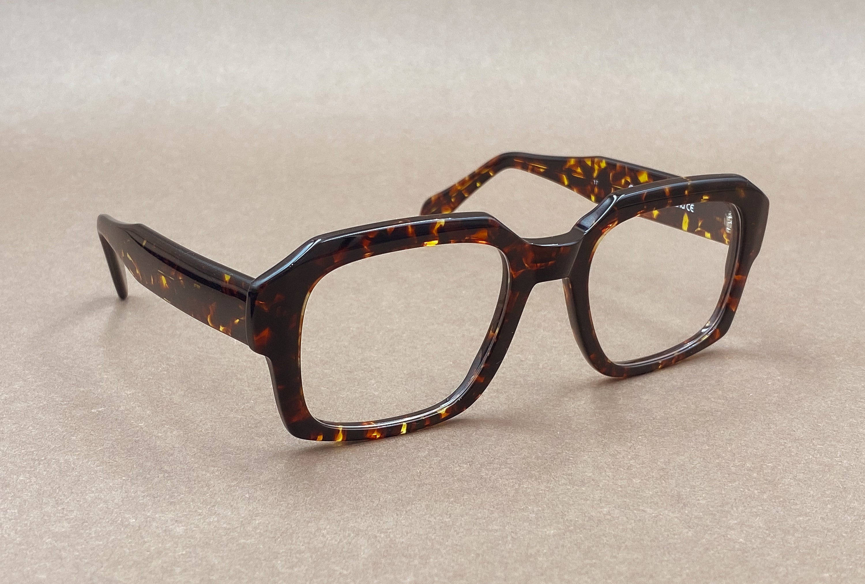 Preciosa 931 handmade glasses - brown tortoise
