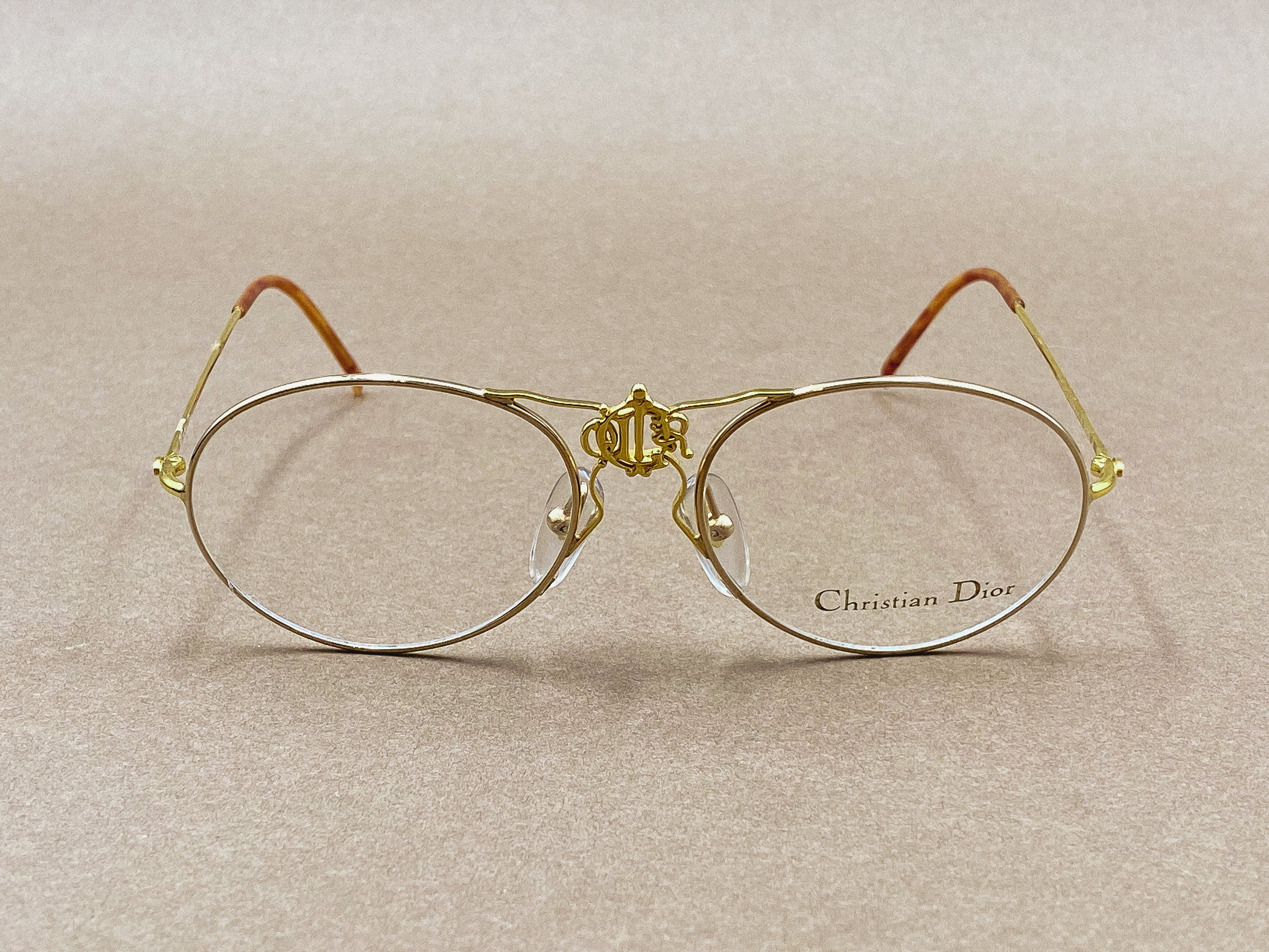 希少 80s Vintage クリスチャン ディオール メガネ オプチル製 Christian Dior 2640 80s vintage glasses – The House of Iconic Frames