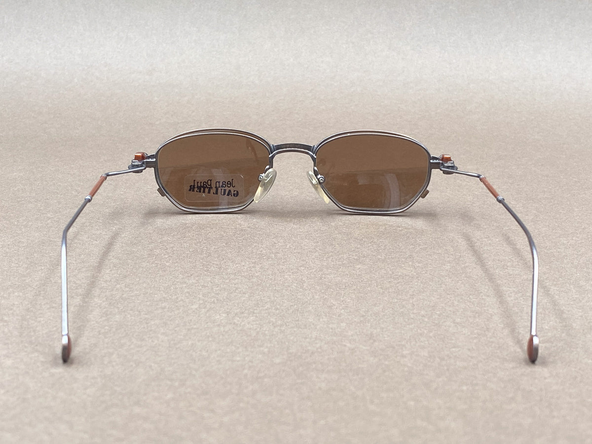 Jean Paul Gaultier 55-8107 90s clip on sunglasses