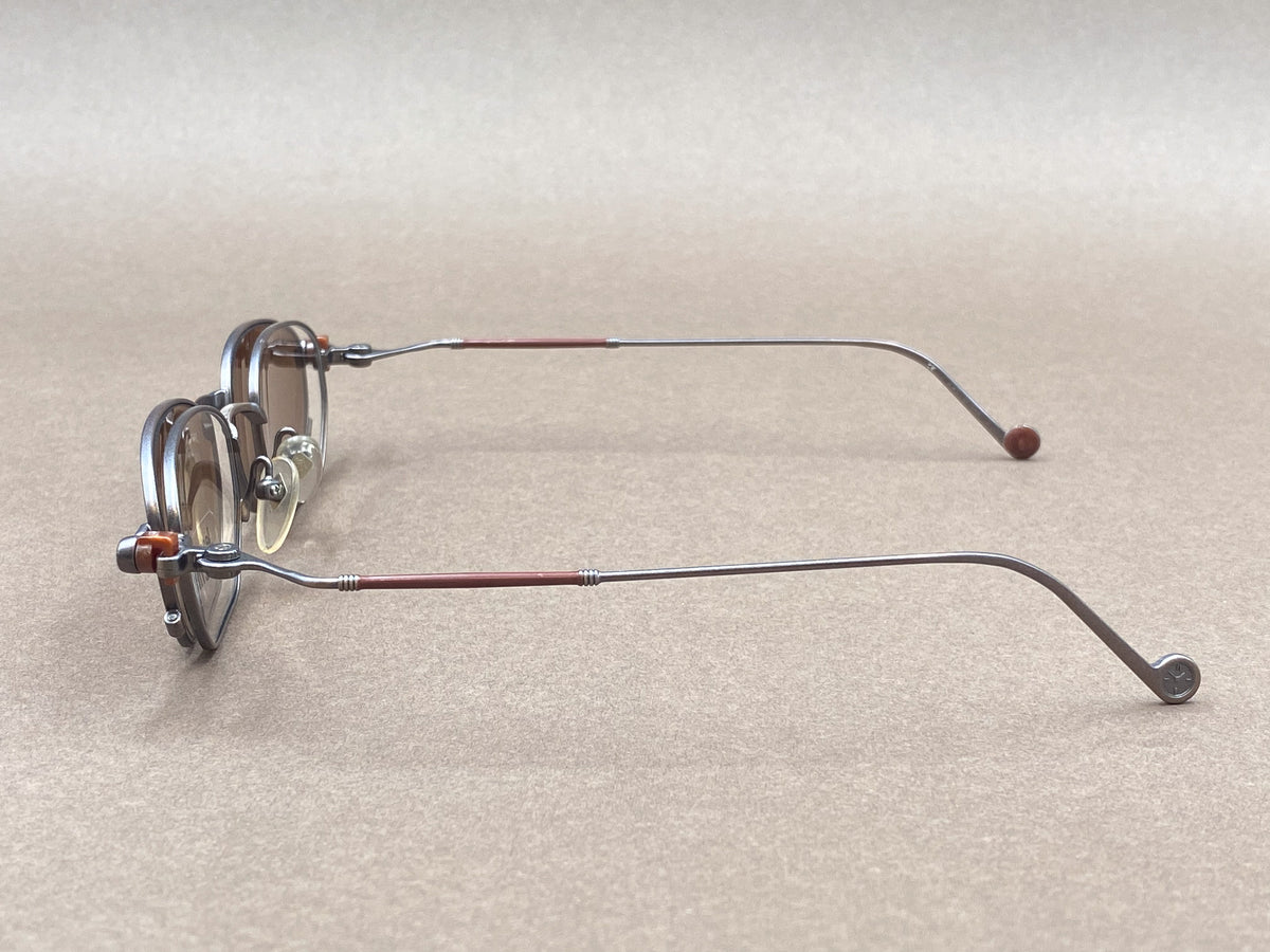 Jean Paul Gaultier 55-8107 90s clip on sunglasses