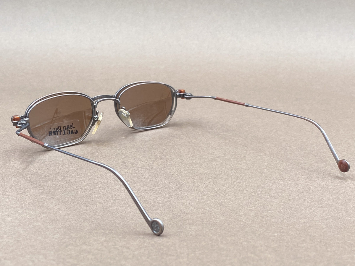Jean Paul Gaultier 55-8107 90s clip on sunglasses