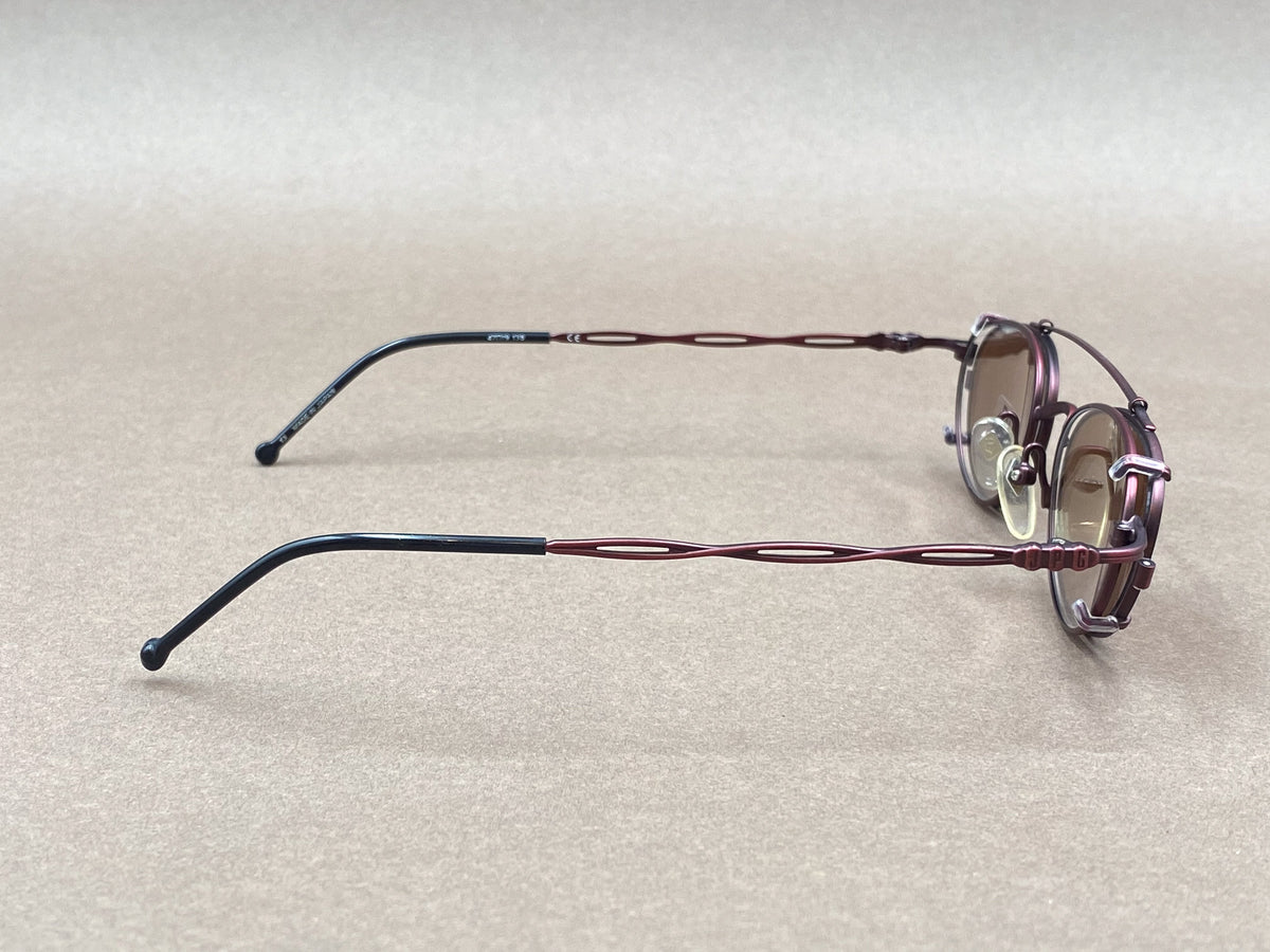 Jean Paul Gaultier 57-0006 90s clip on sunglasses