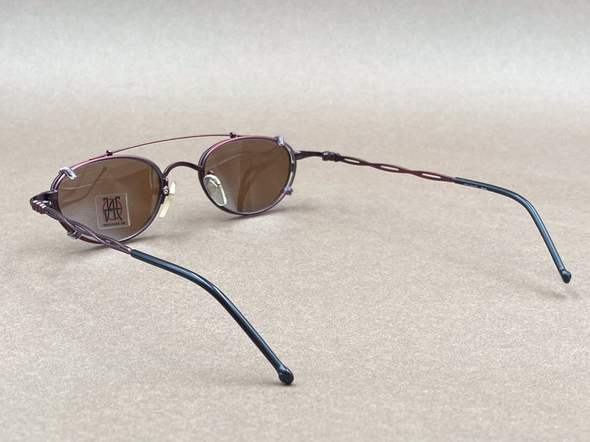 Jean Paul Gaultier 57-0006 90s clip on sunglasses