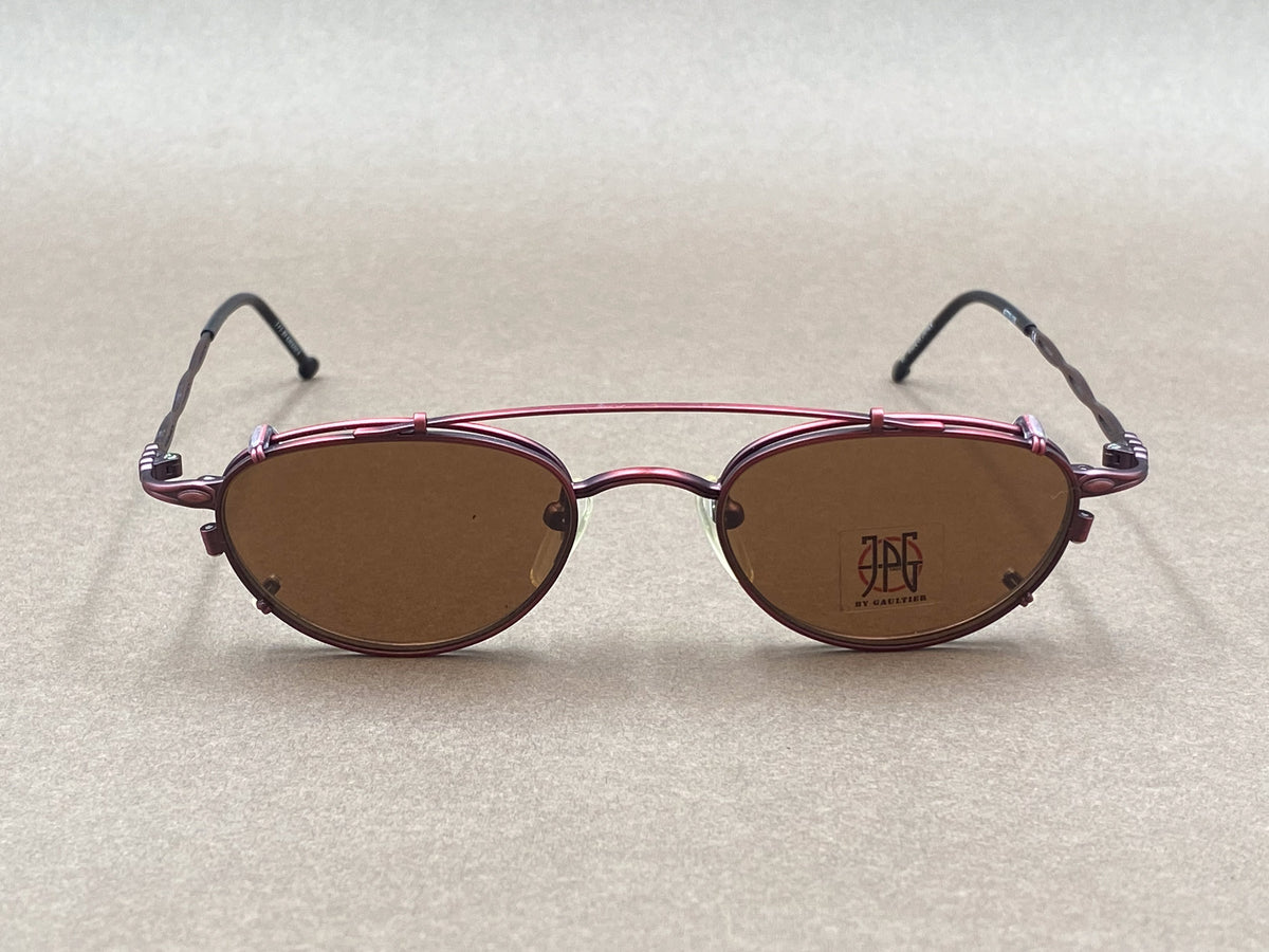 Jean Paul Gaultier 57-0006 90s clip on sunglasses