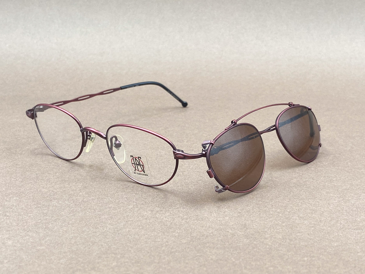 Jean Paul Gaultier 57-0006 90s clip on sunglasses