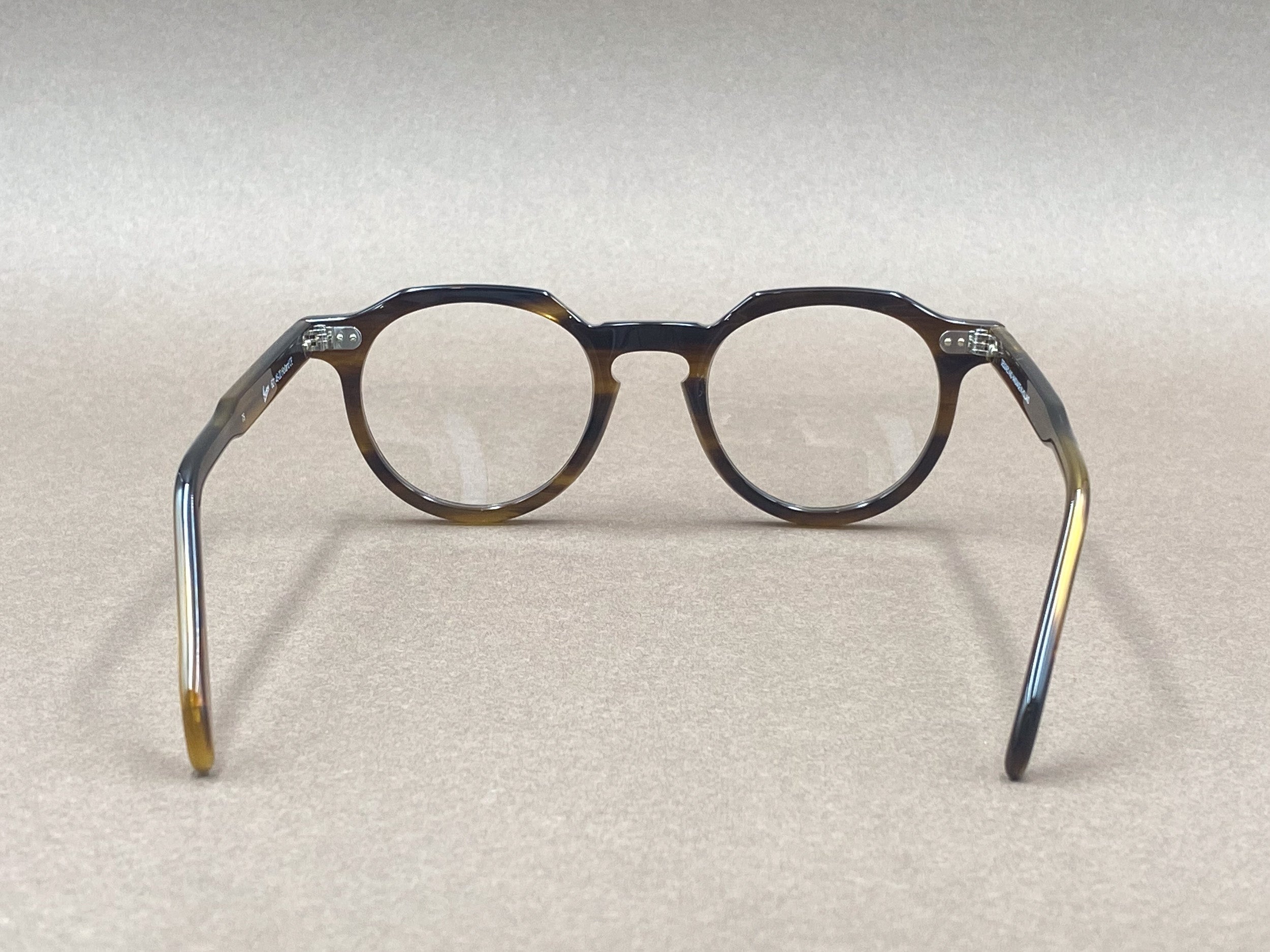Preciosa 621 handmade glasses - smoky brown