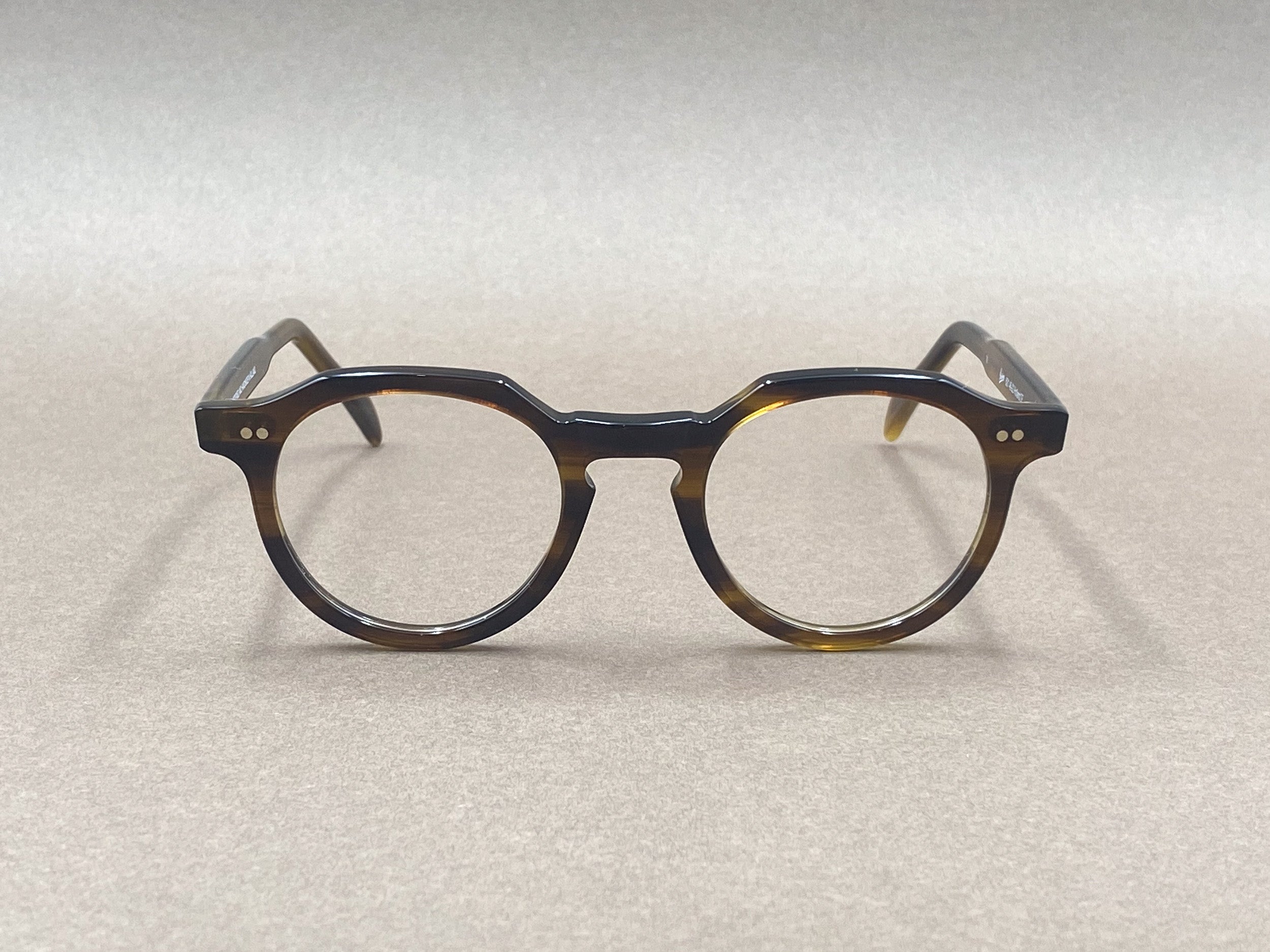 Preciosa 621 handmade glasses - smoky brown