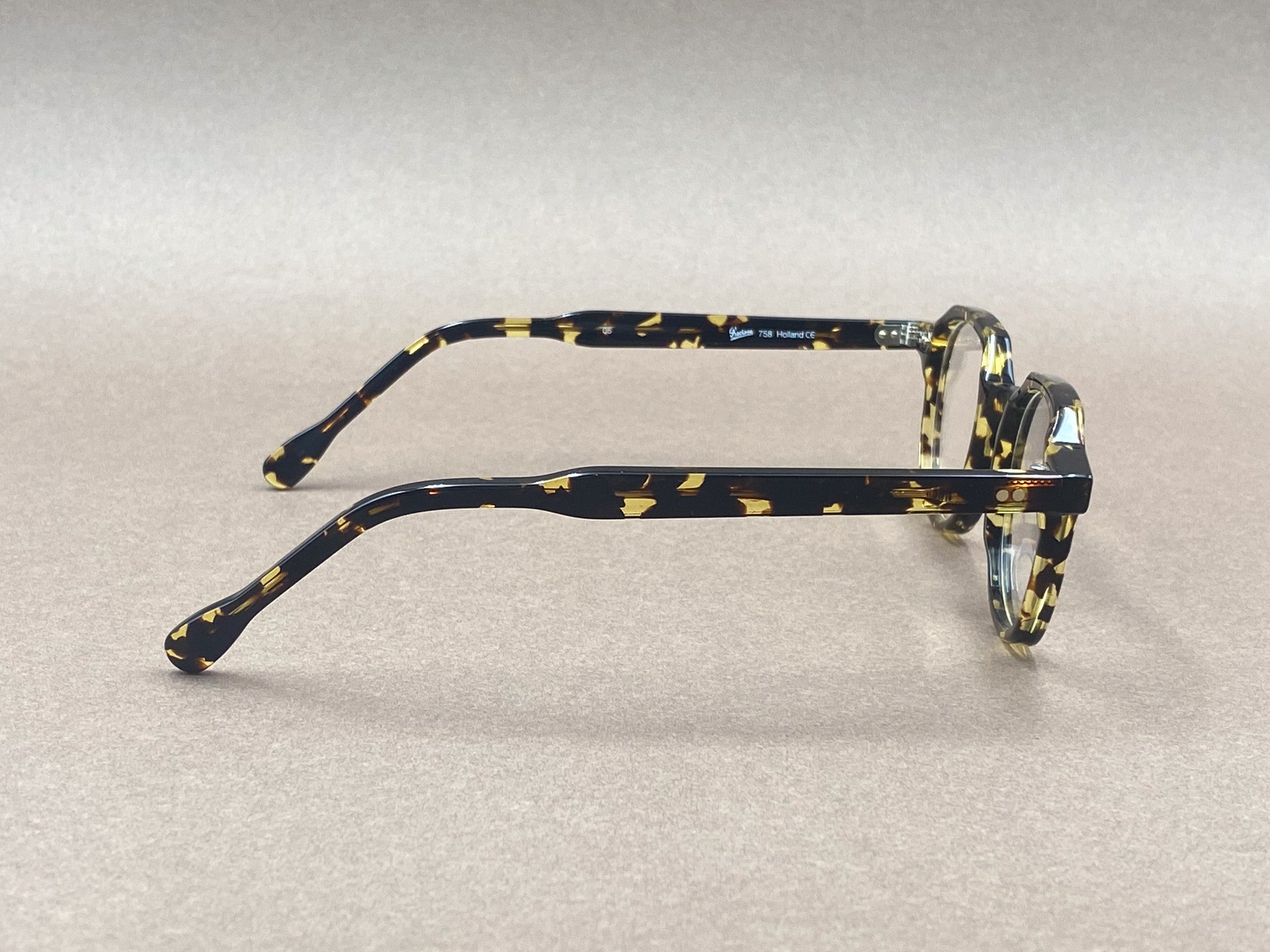 Preciosa 758 handmade glasses - dark havana