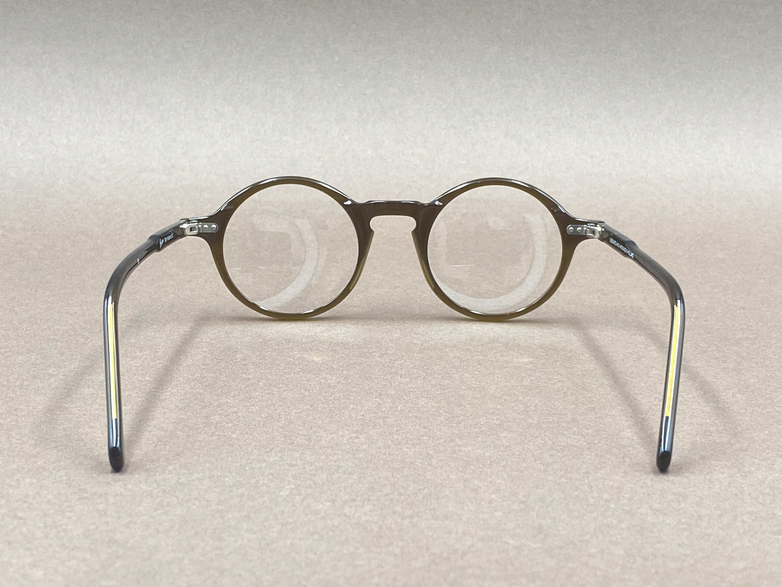 Preciosa 786 handmade glasses - dark olive green