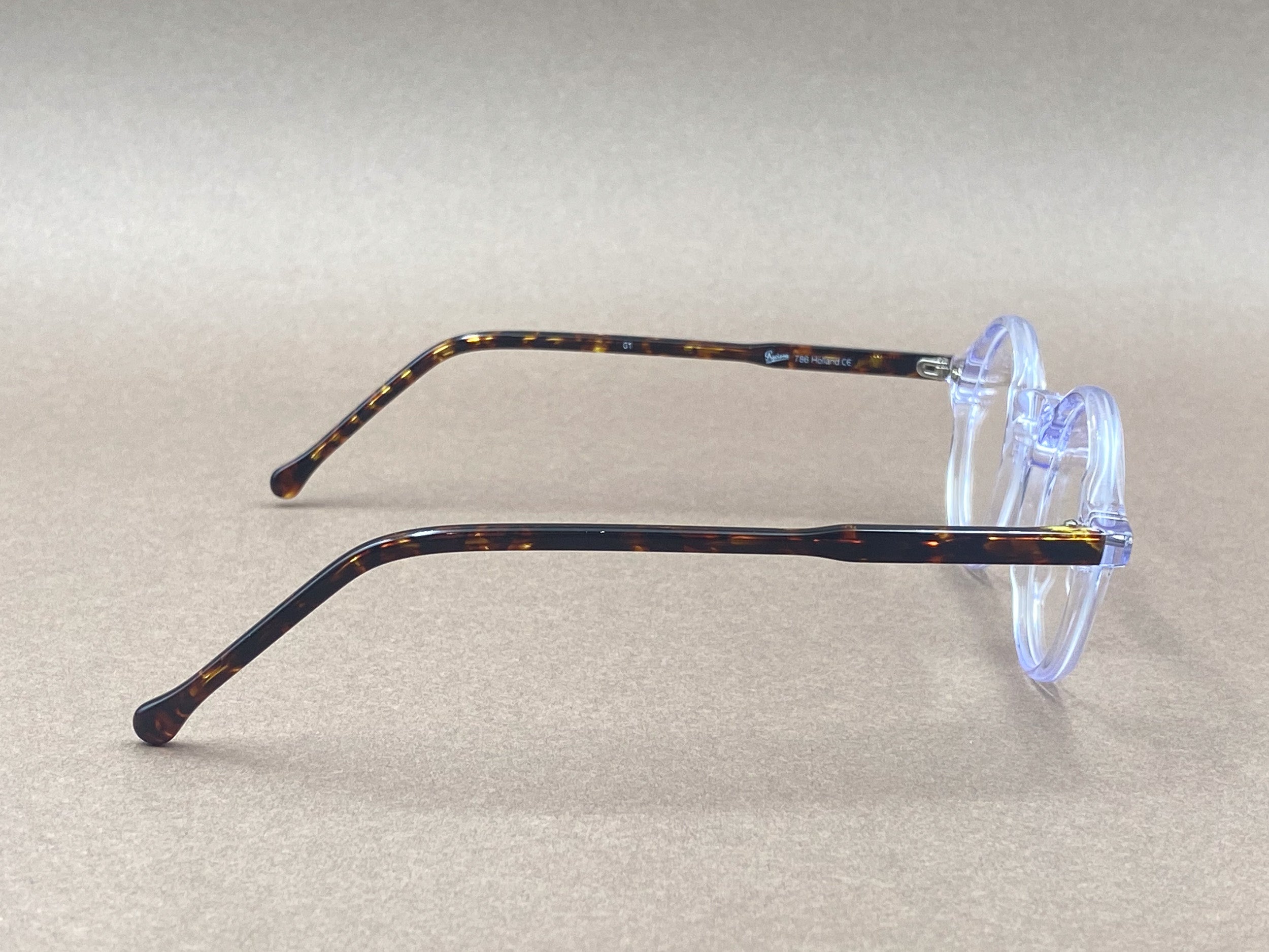 Preciosa 786 handmade glasses - clear and havana