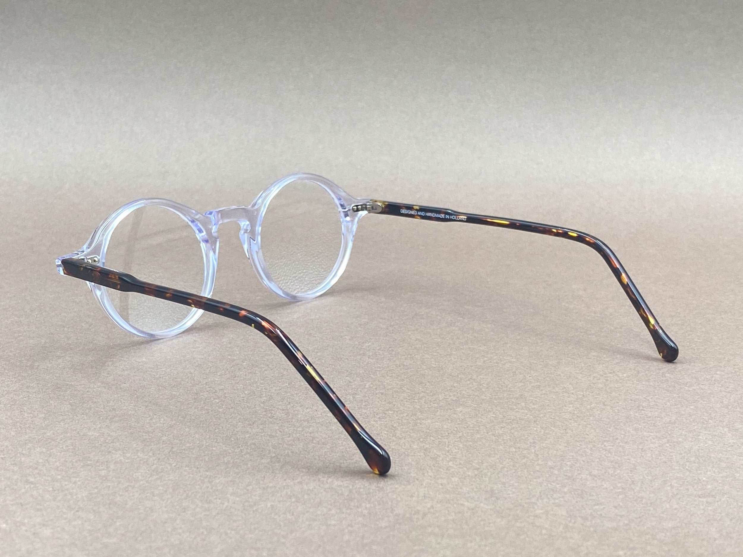 Preciosa 786 handmade glasses - clear and havana