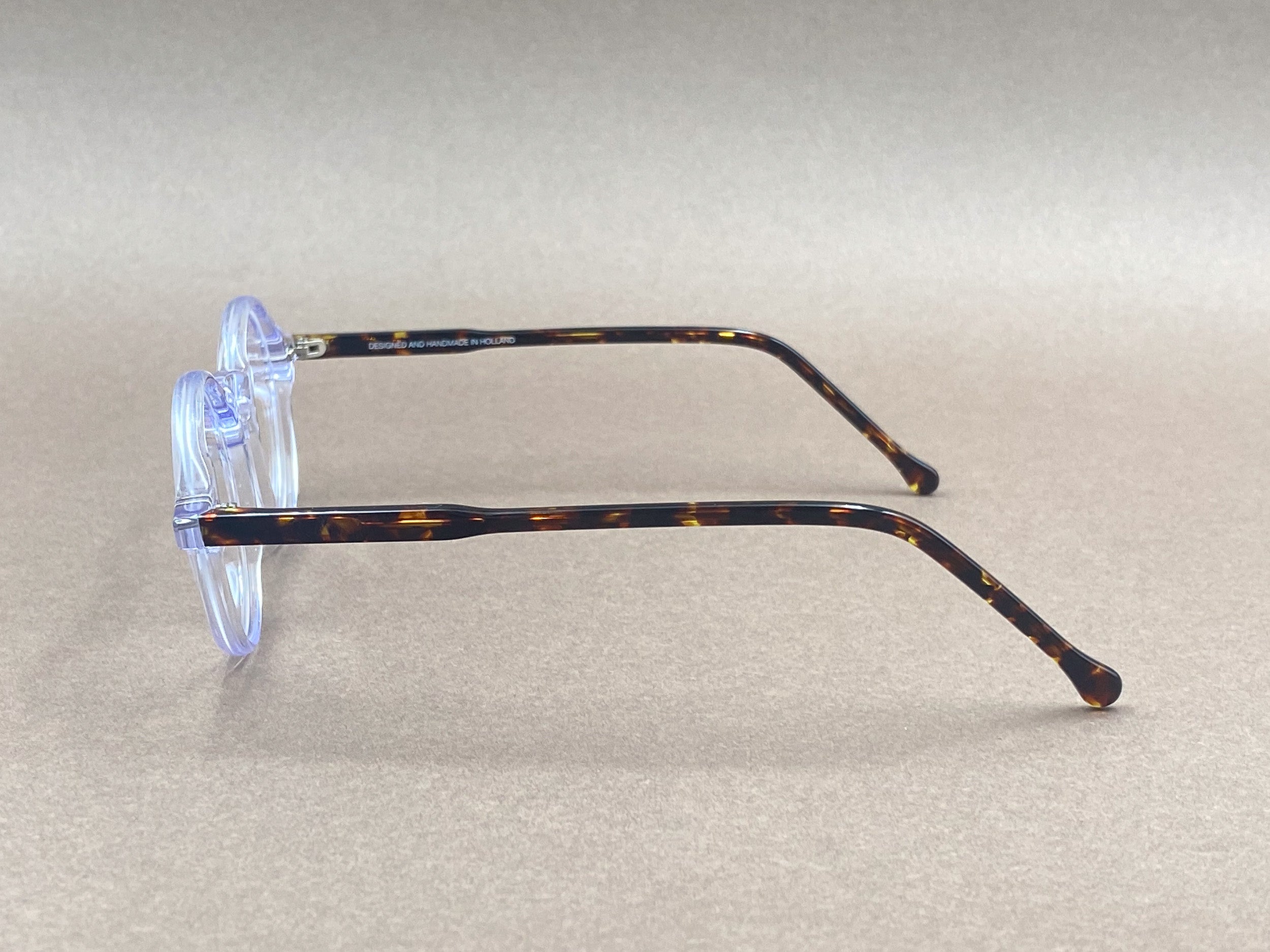 Preciosa 786 handmade glasses - clear and havana