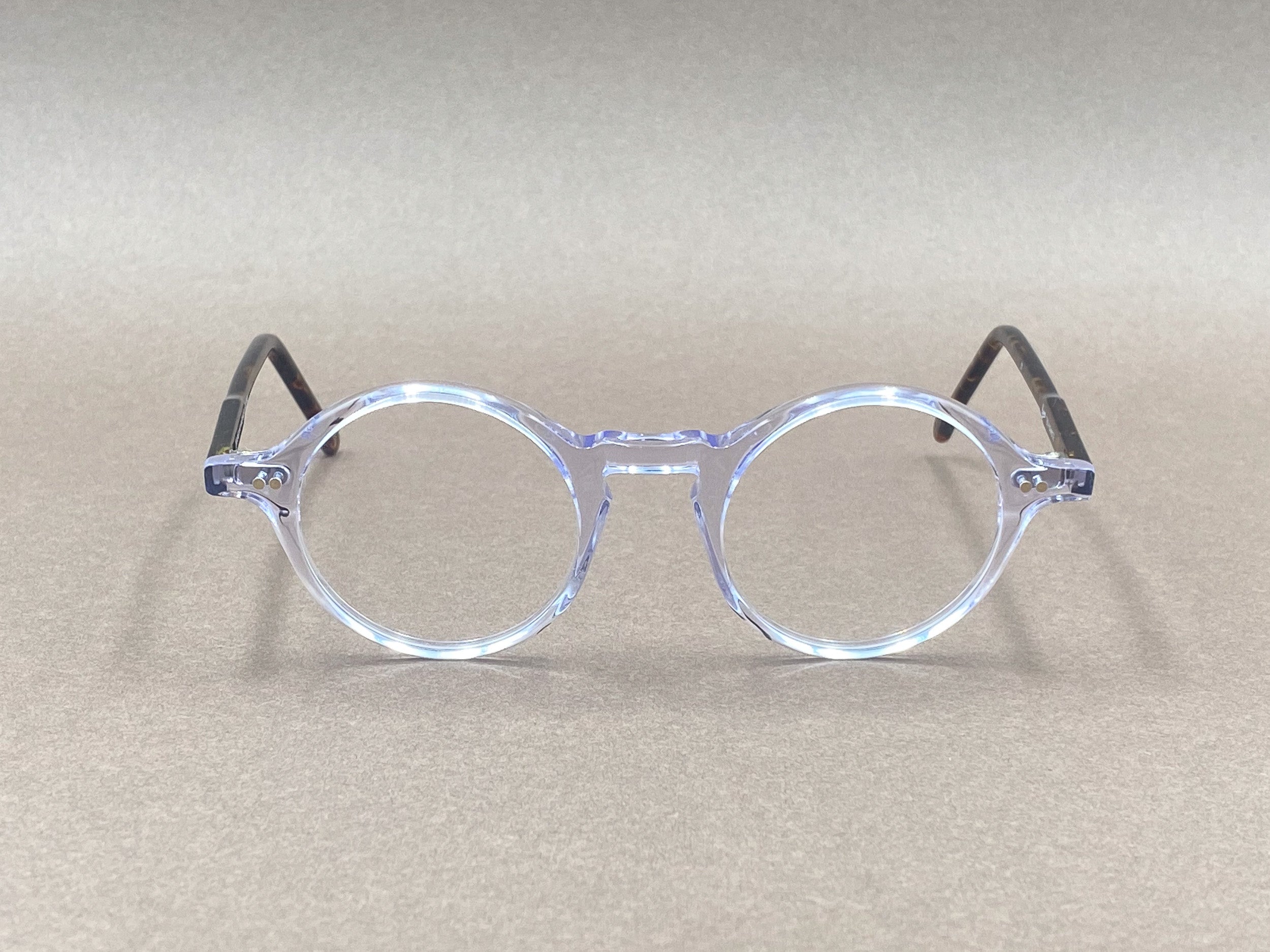 Preciosa 786 handmade glasses - clear and havana
