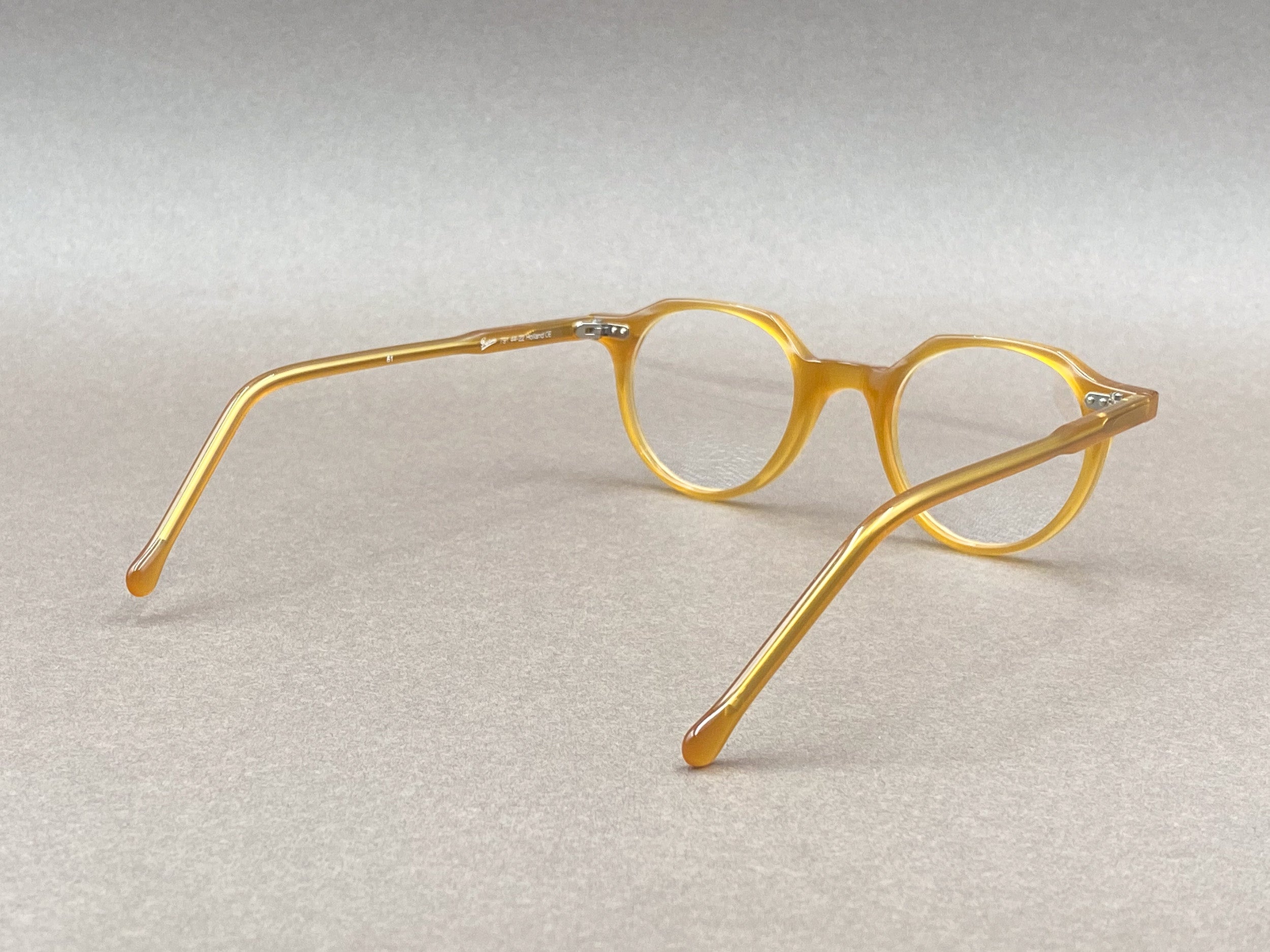 Preciosa 791 handmade glasses - amber